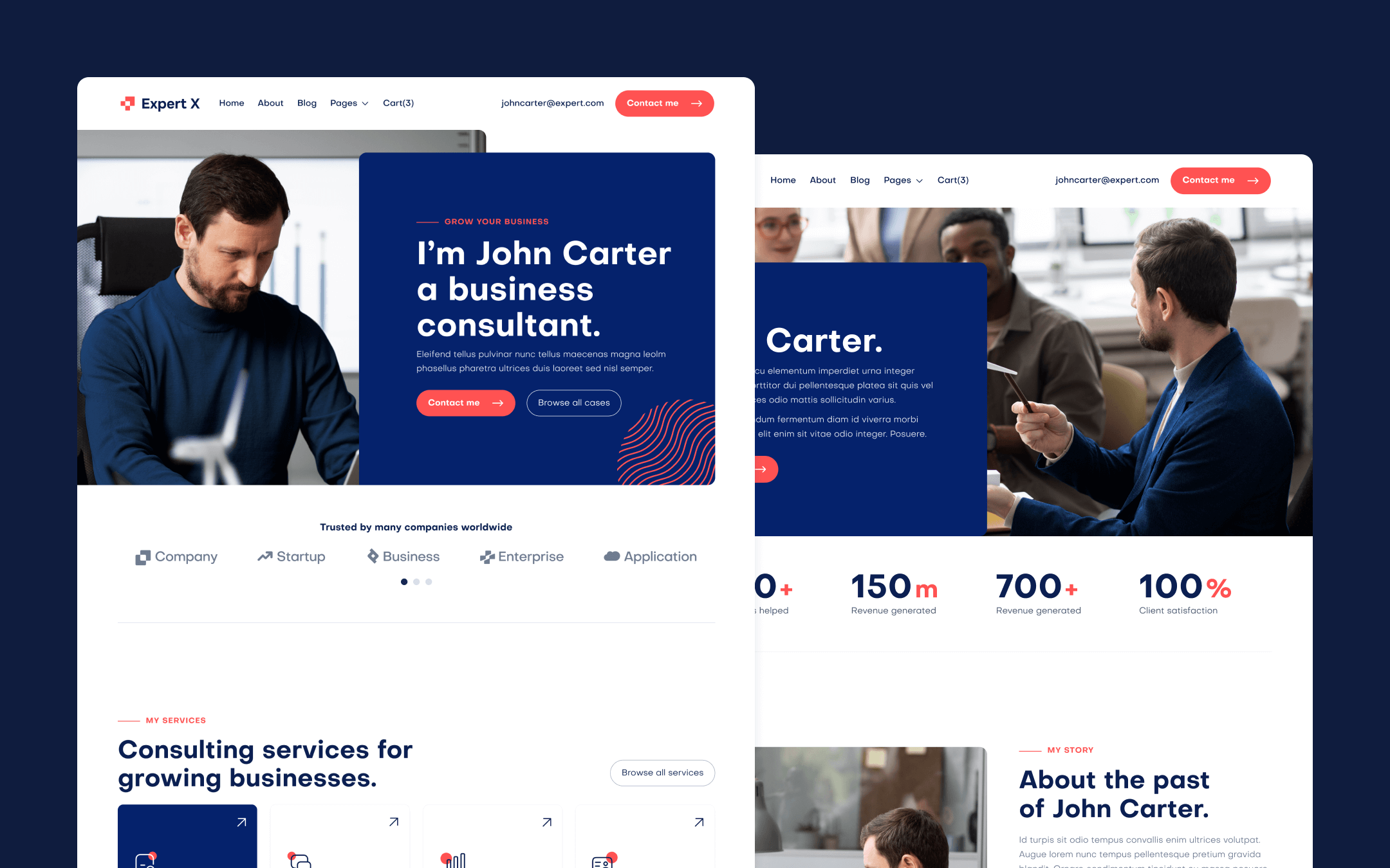 Expert X Webflow Template