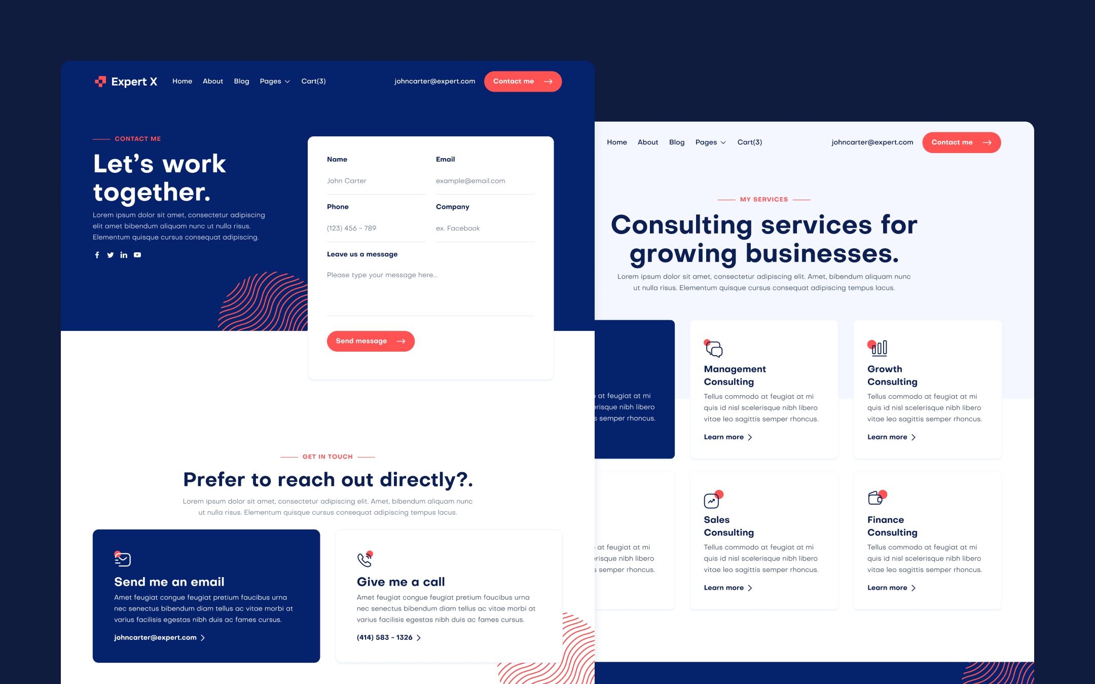 Expert X Webflow Template