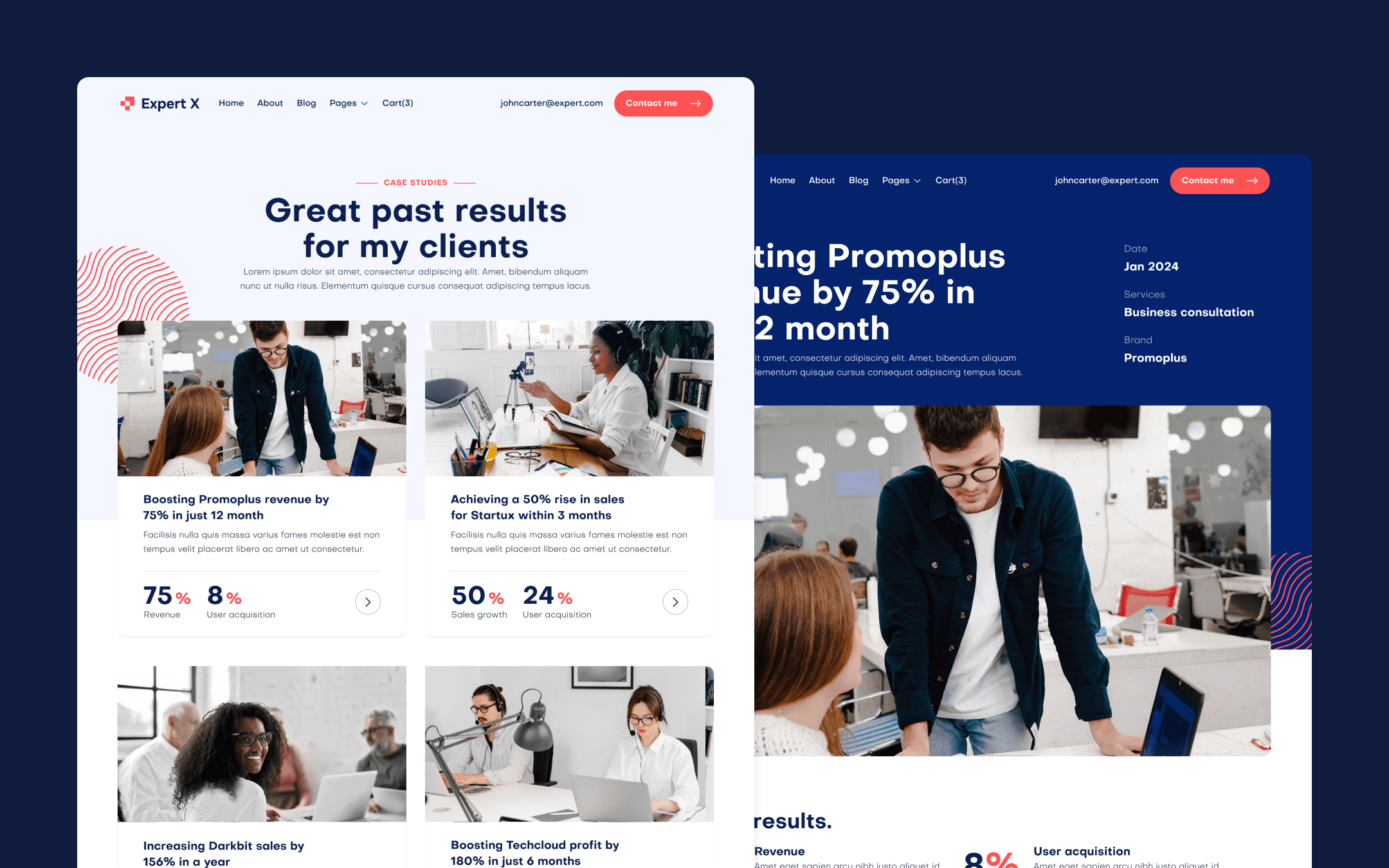 Expert X Webflow Template