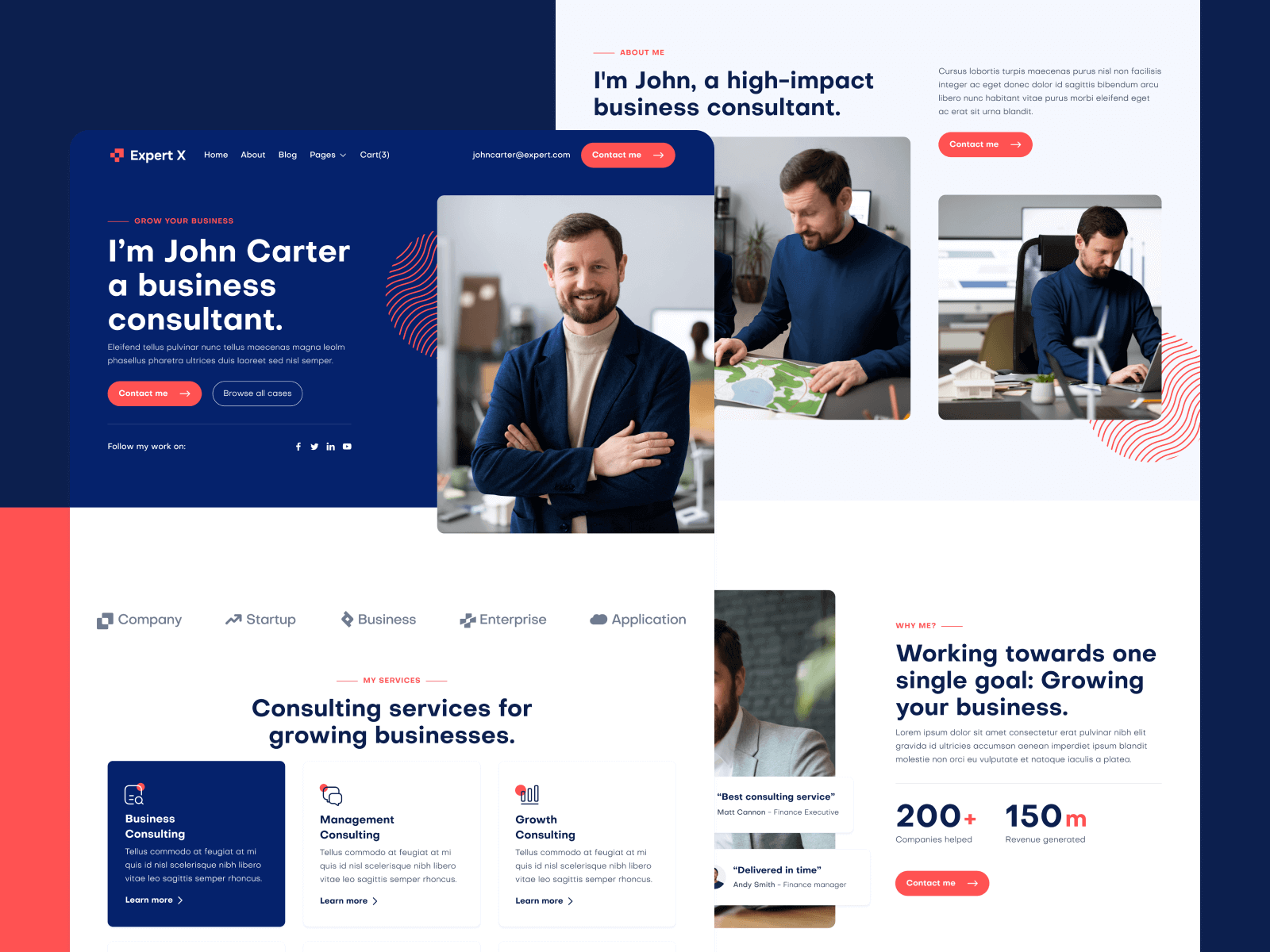 Business Coach Webflow Template