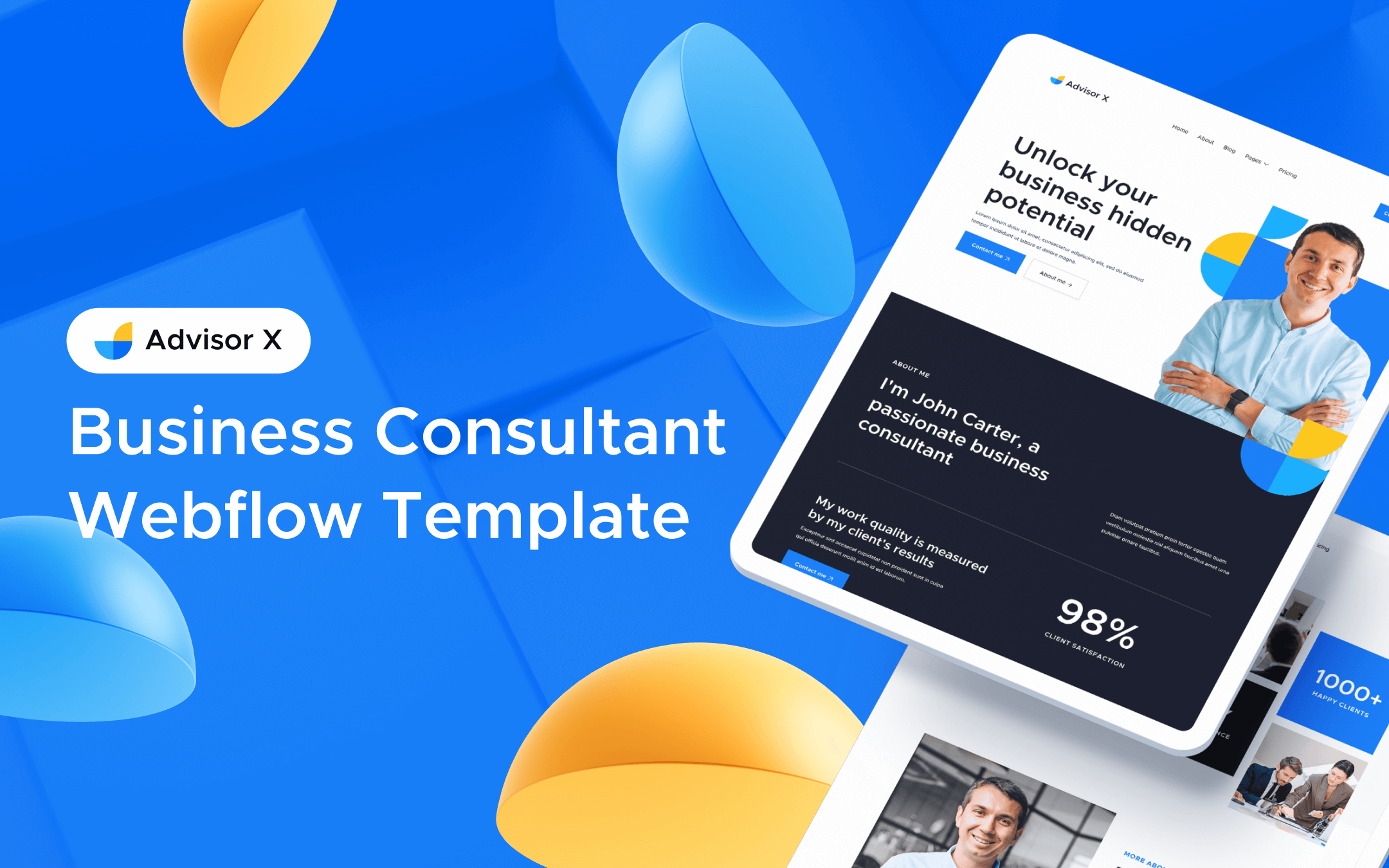 Business Coach Webflow Theme
