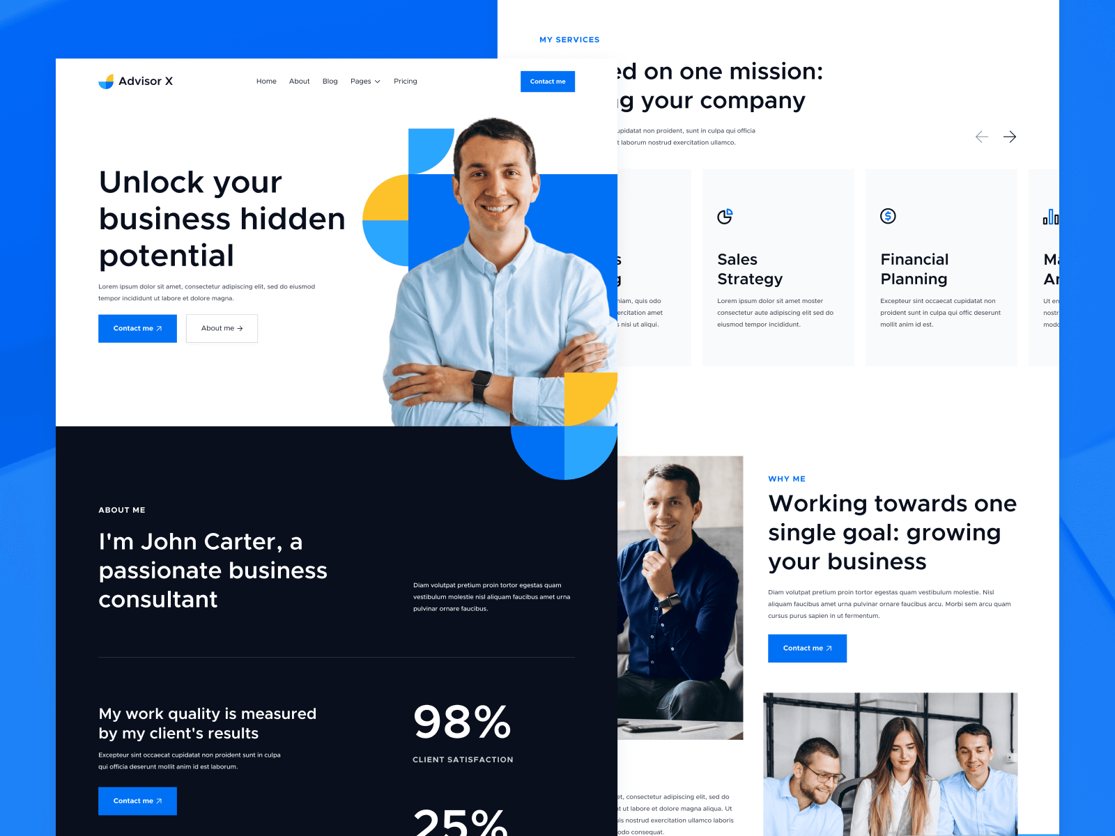 Business Coach Webflow Theme