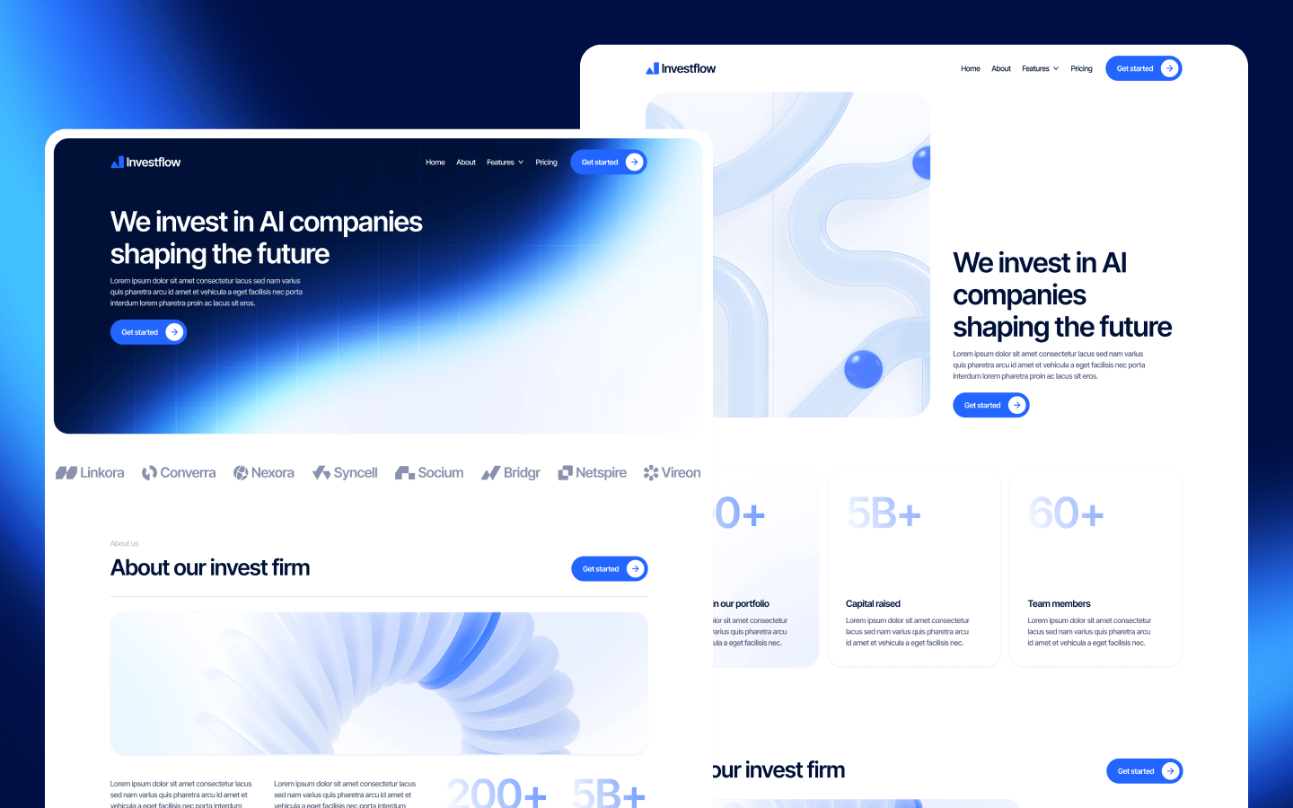 Investflow Webflow Template