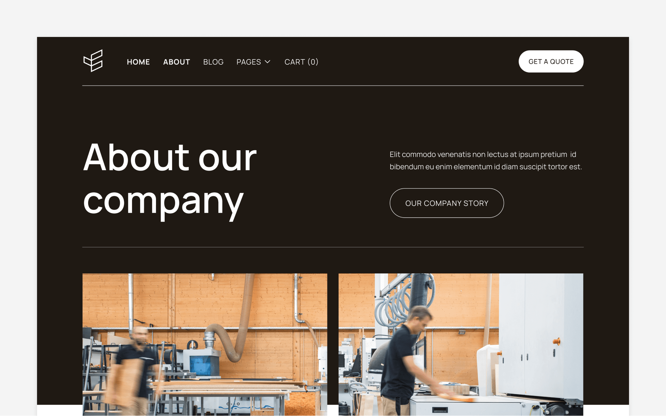 Carpenters X Webflow Template