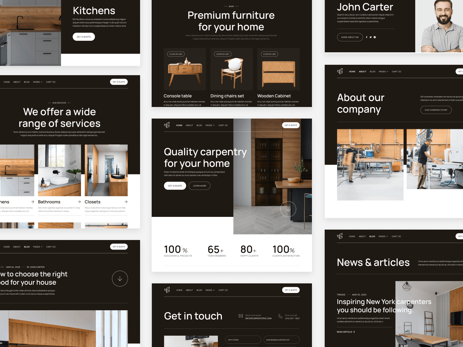 Contractor Webflow Template