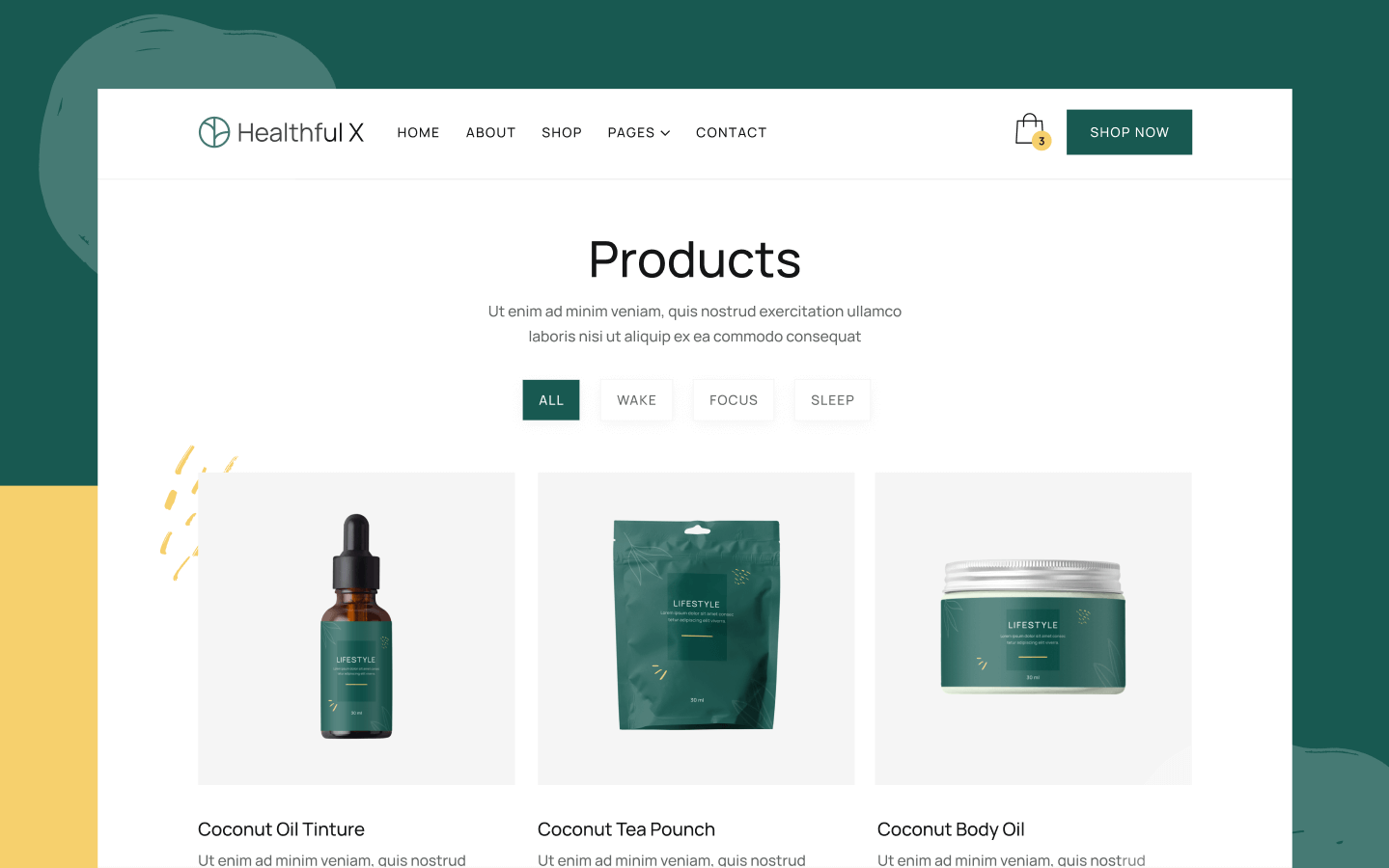 Healthful X Webflow Template