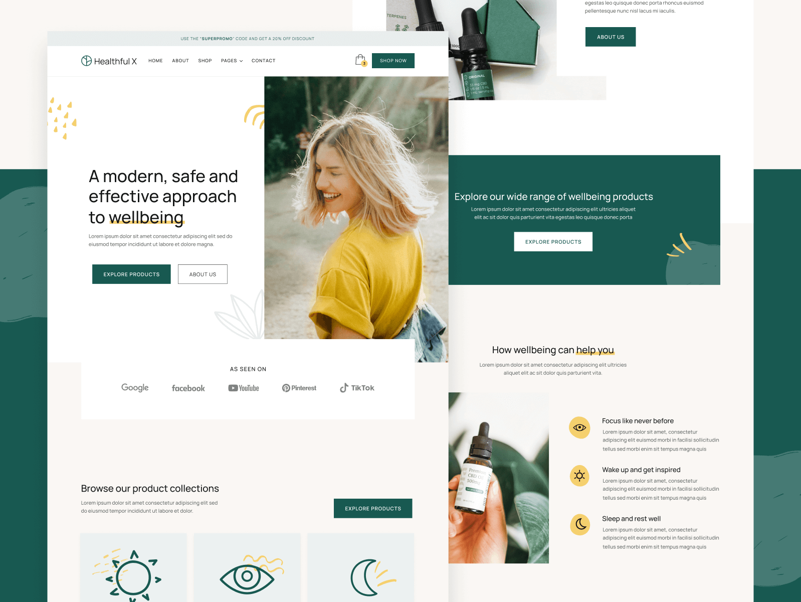 Wellbeing Webflow Template