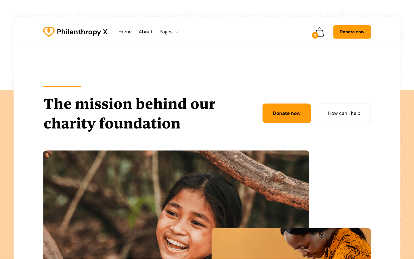 Philanthropy X Webflow Template