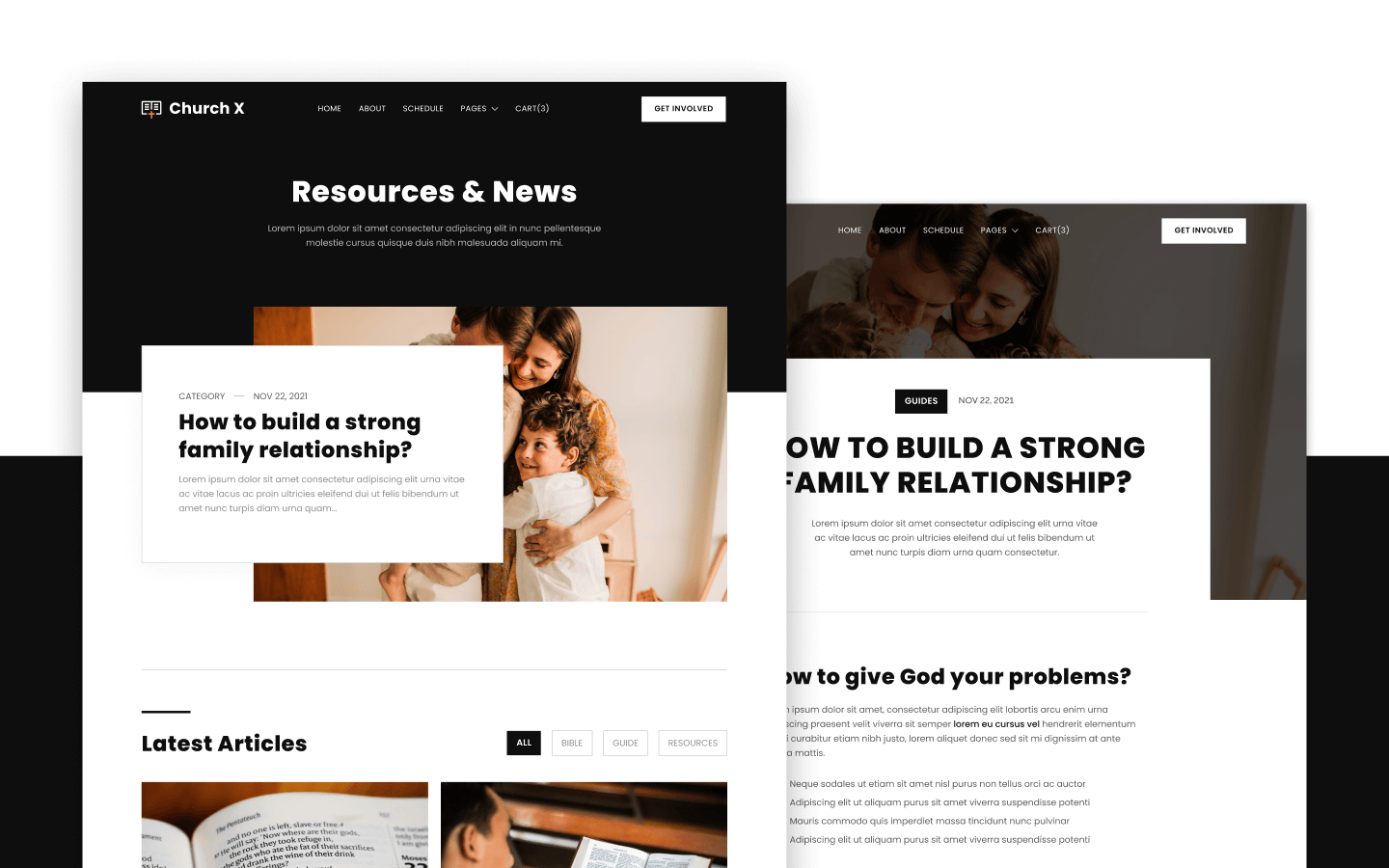 Church X Webflow Template