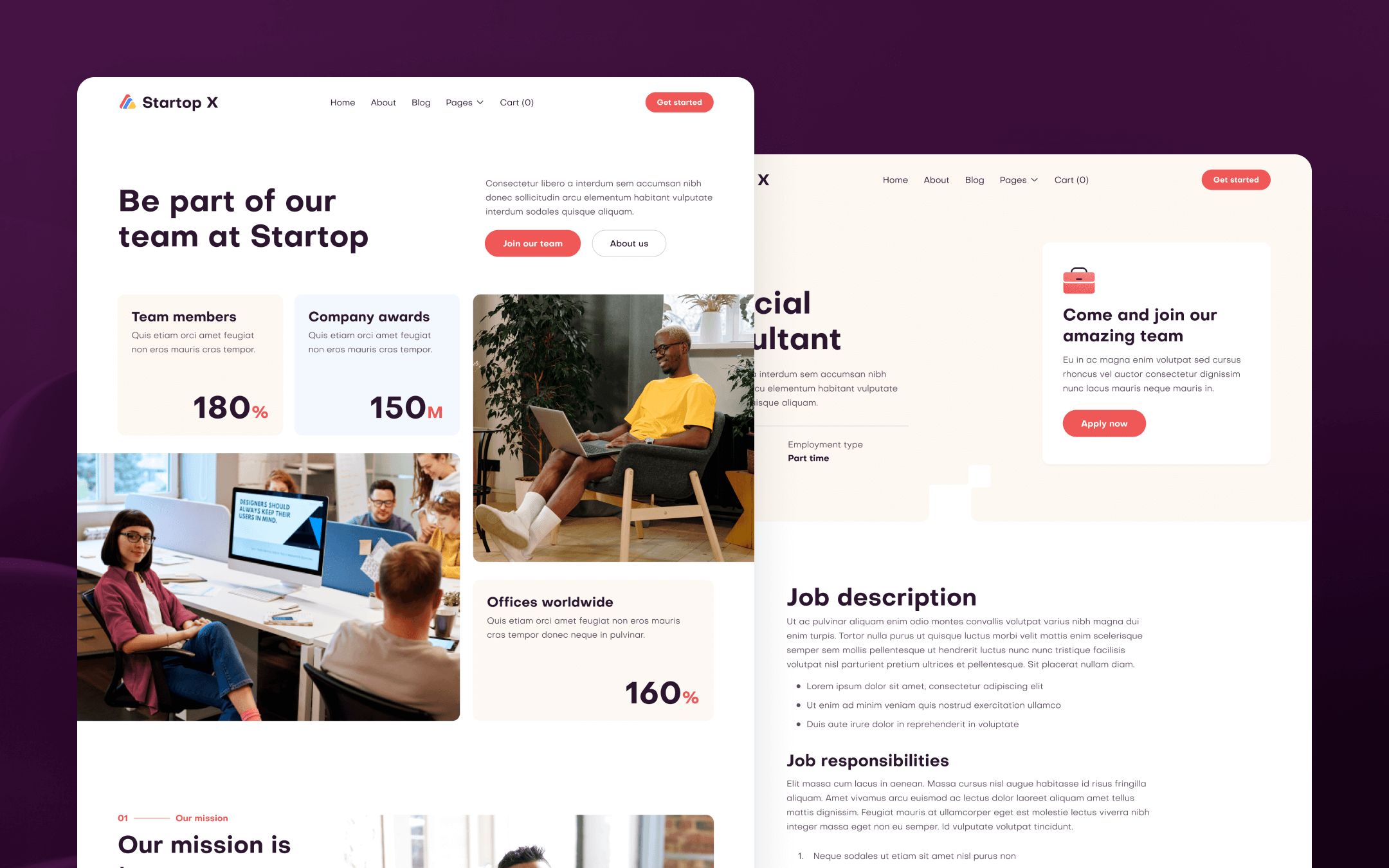 Startop X - Clean Startup Webflow Template