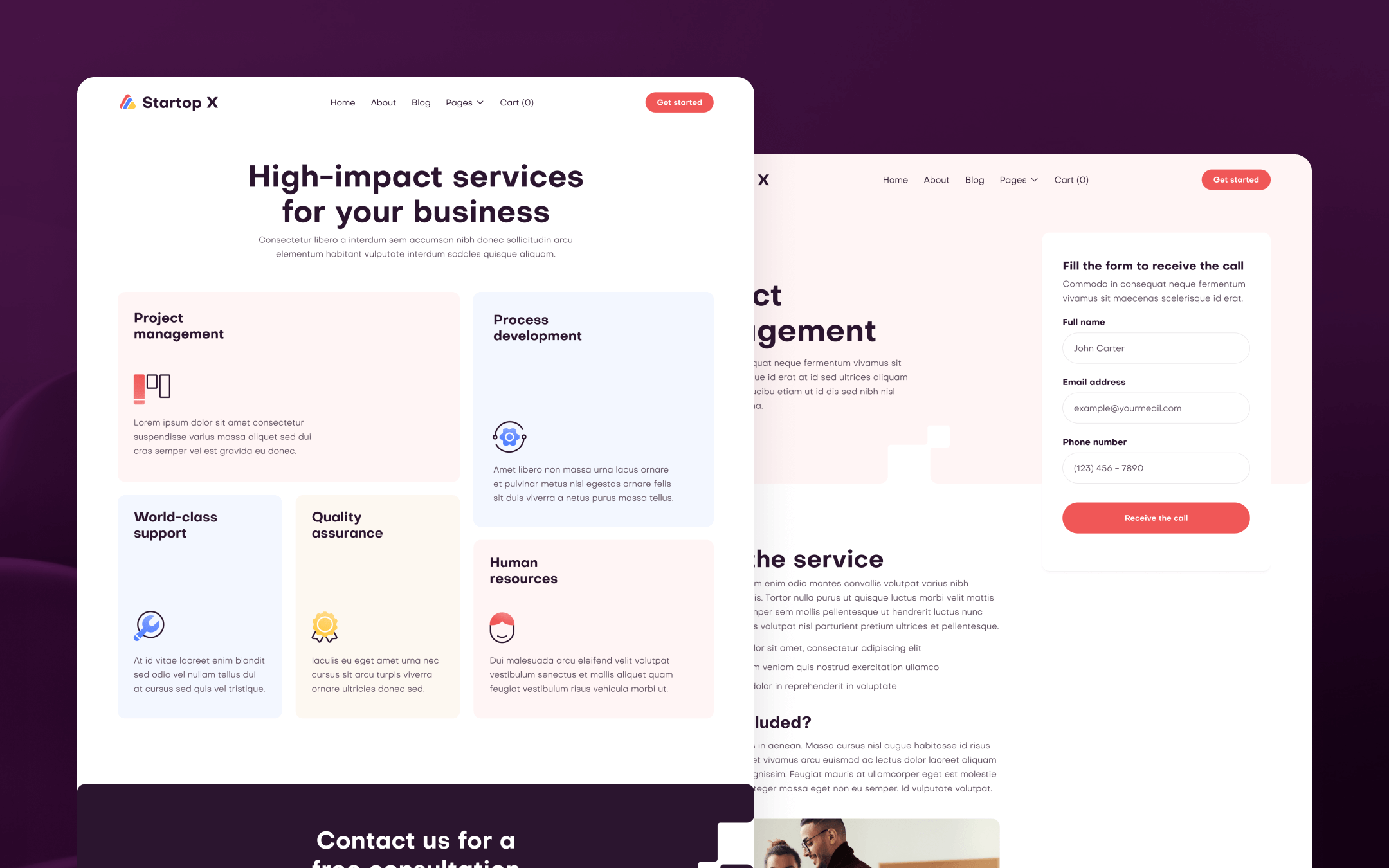 Startop X - Clean Startup Webflow Template
