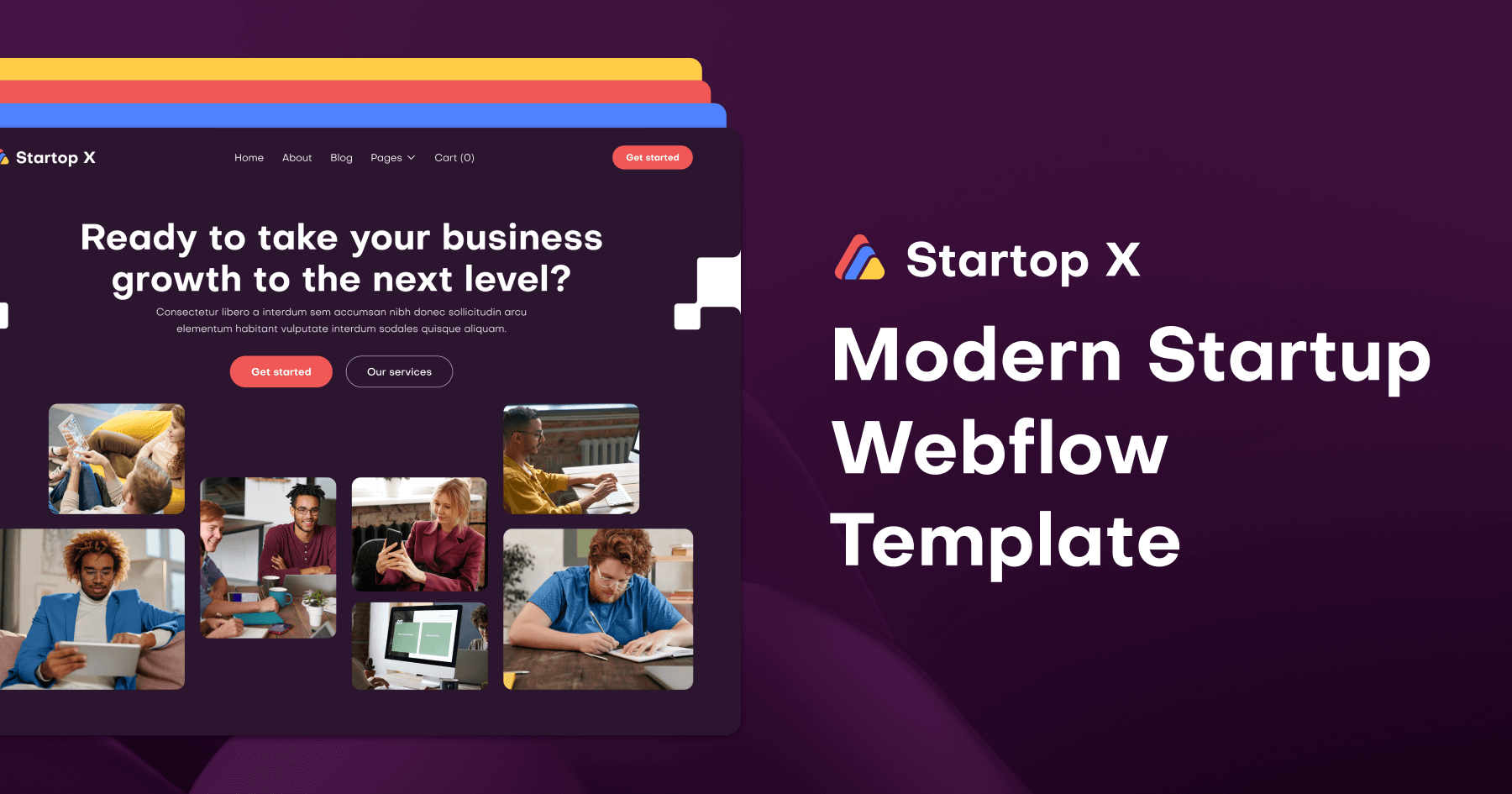 Modern Startup Webflow Template