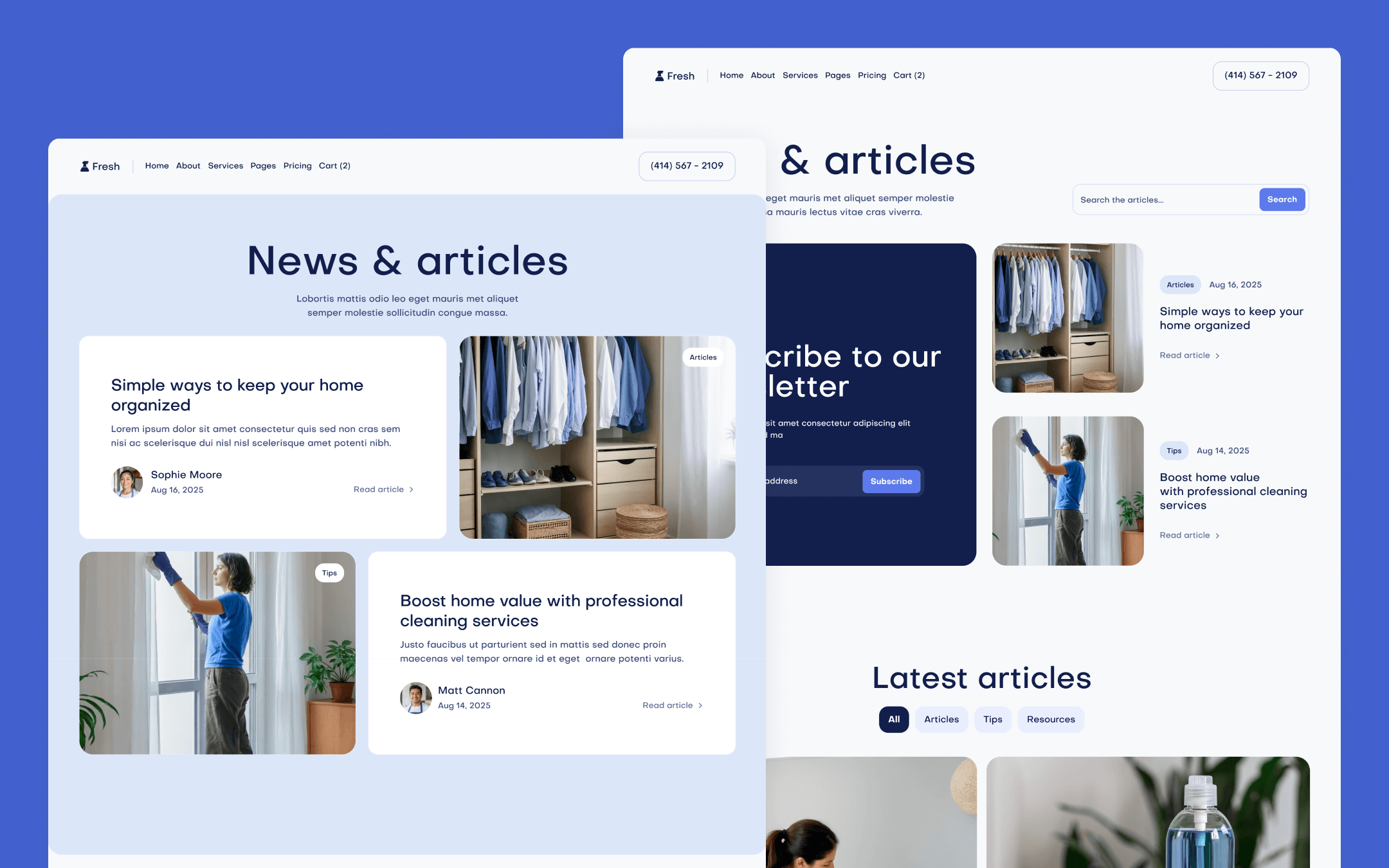 Fresh Webflow Template