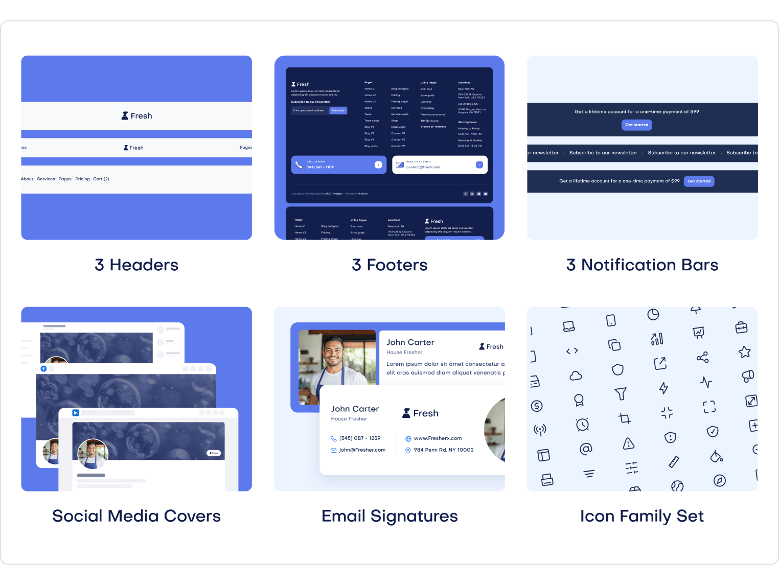 Fresh - Cleaning Webflow Template Benefits