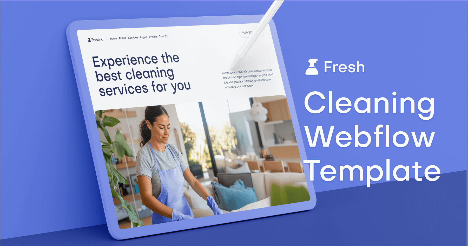 Cleaning Webflow Template