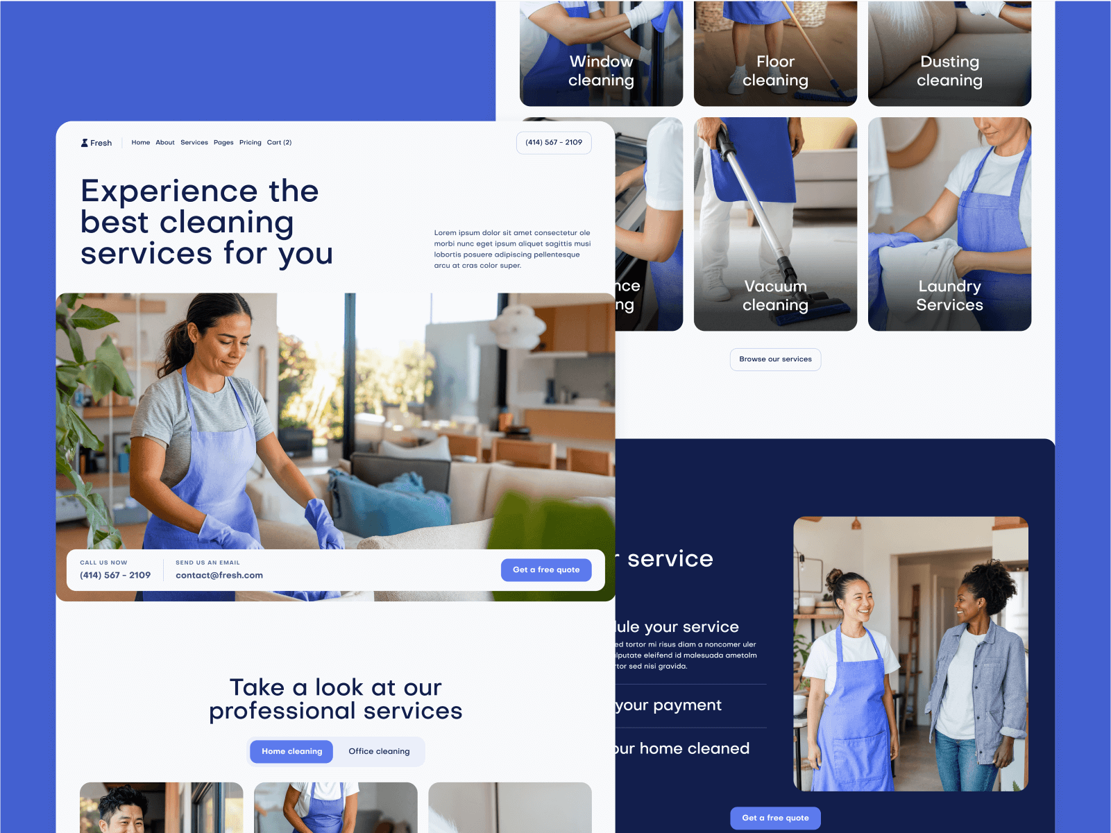 Cleaning Webflow Template
