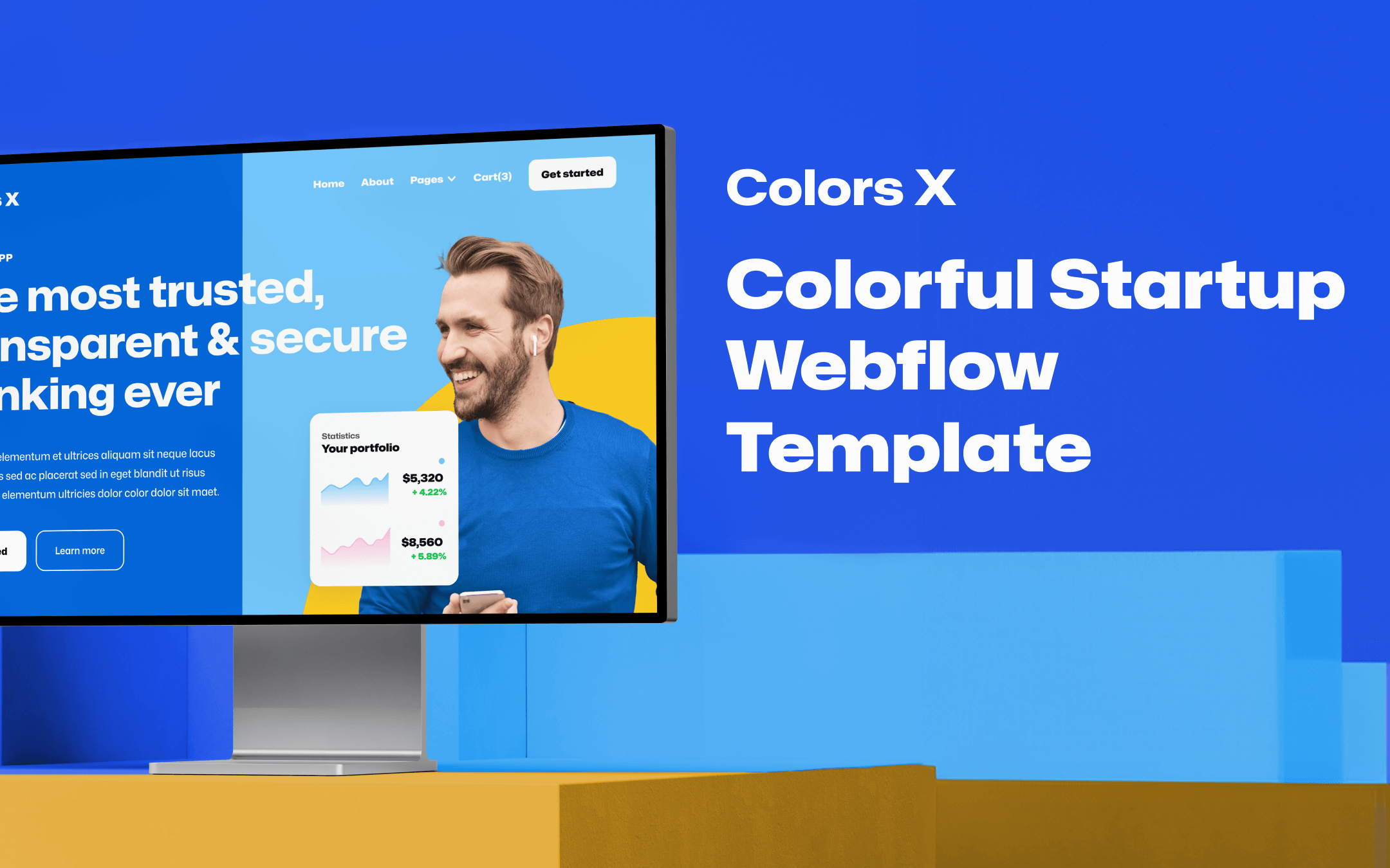 Colorful Company Webflow Template