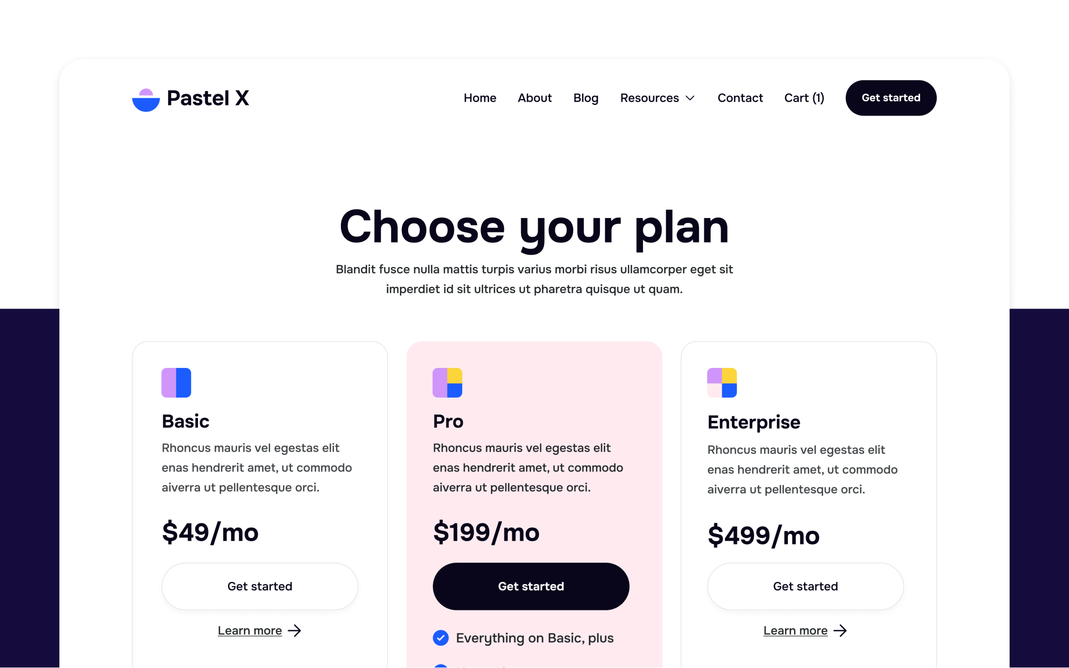 Pastel X Webflow Template