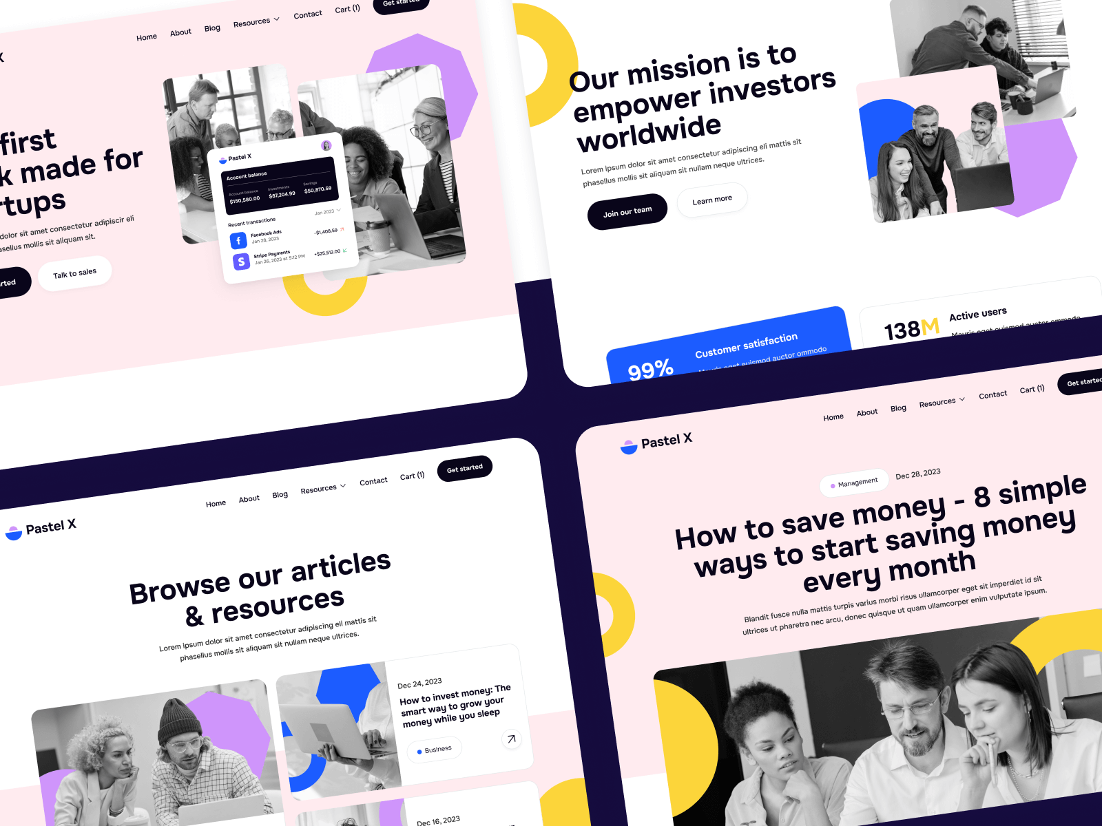 Clean Startup Webflow Template