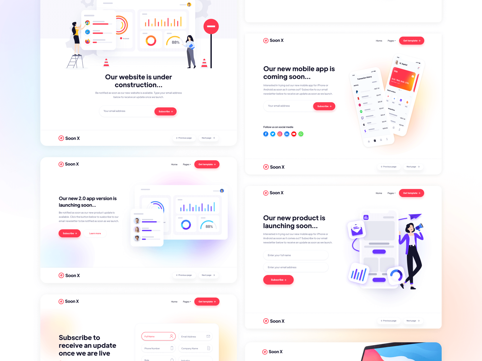Coming Soon Webflow Template