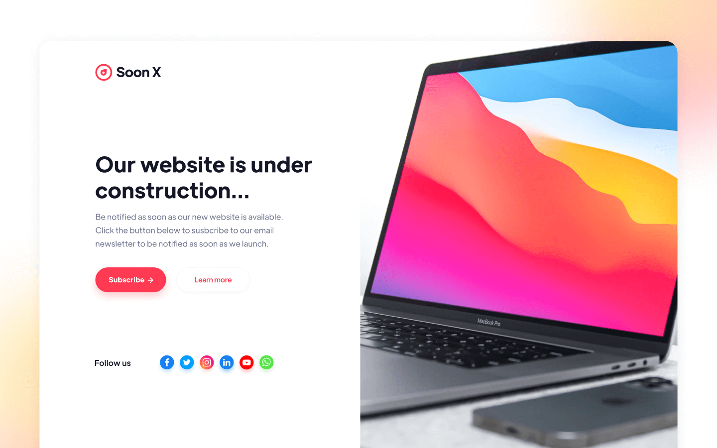Coming Soon Webflow Website Template
