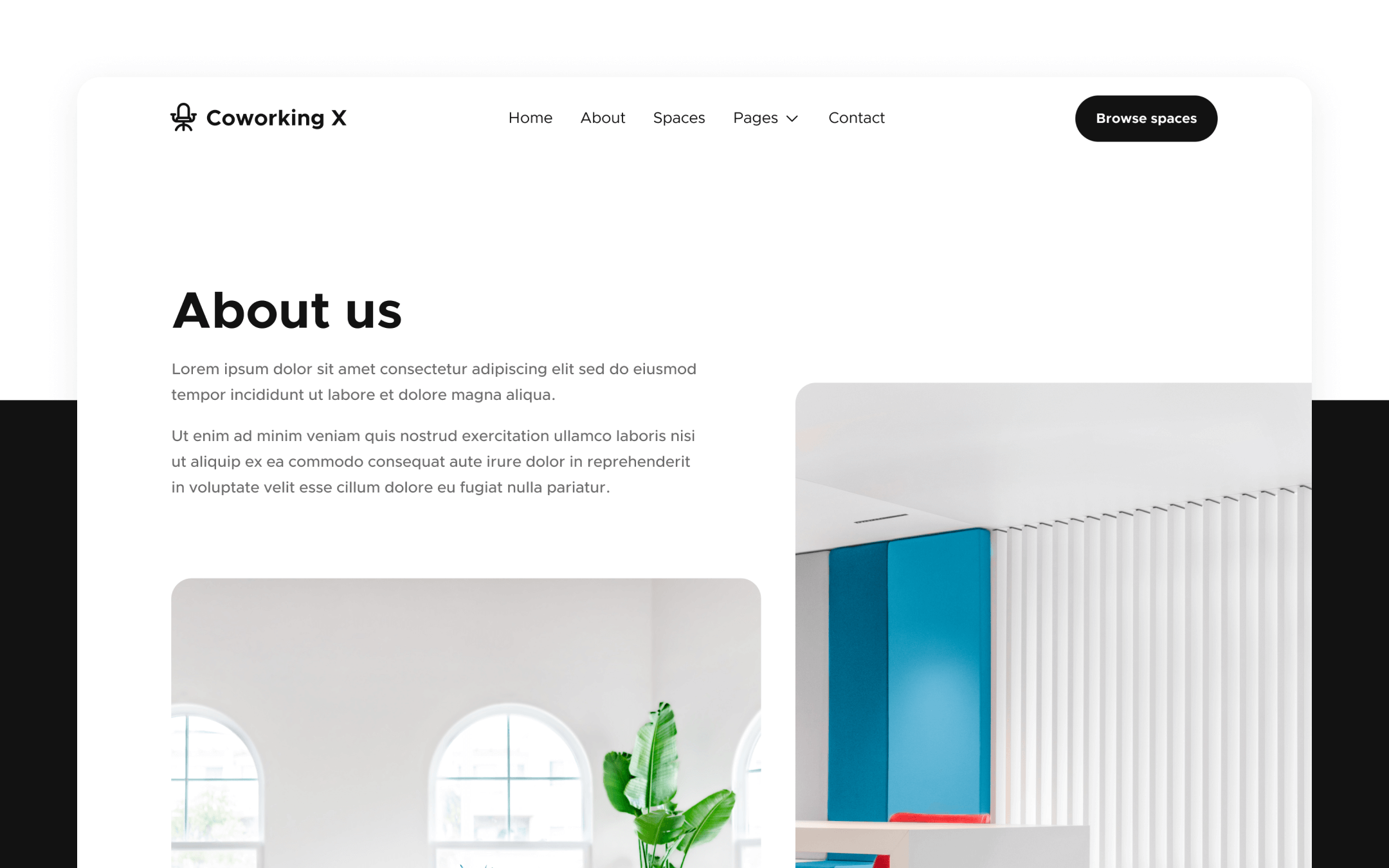 Coworking X Webflow Template