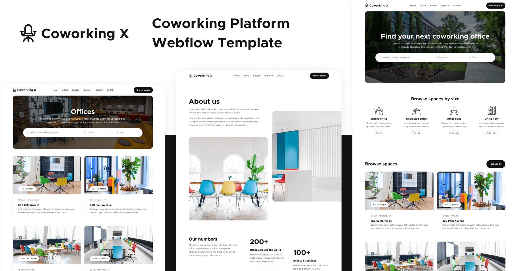 Coworking Webflow Template