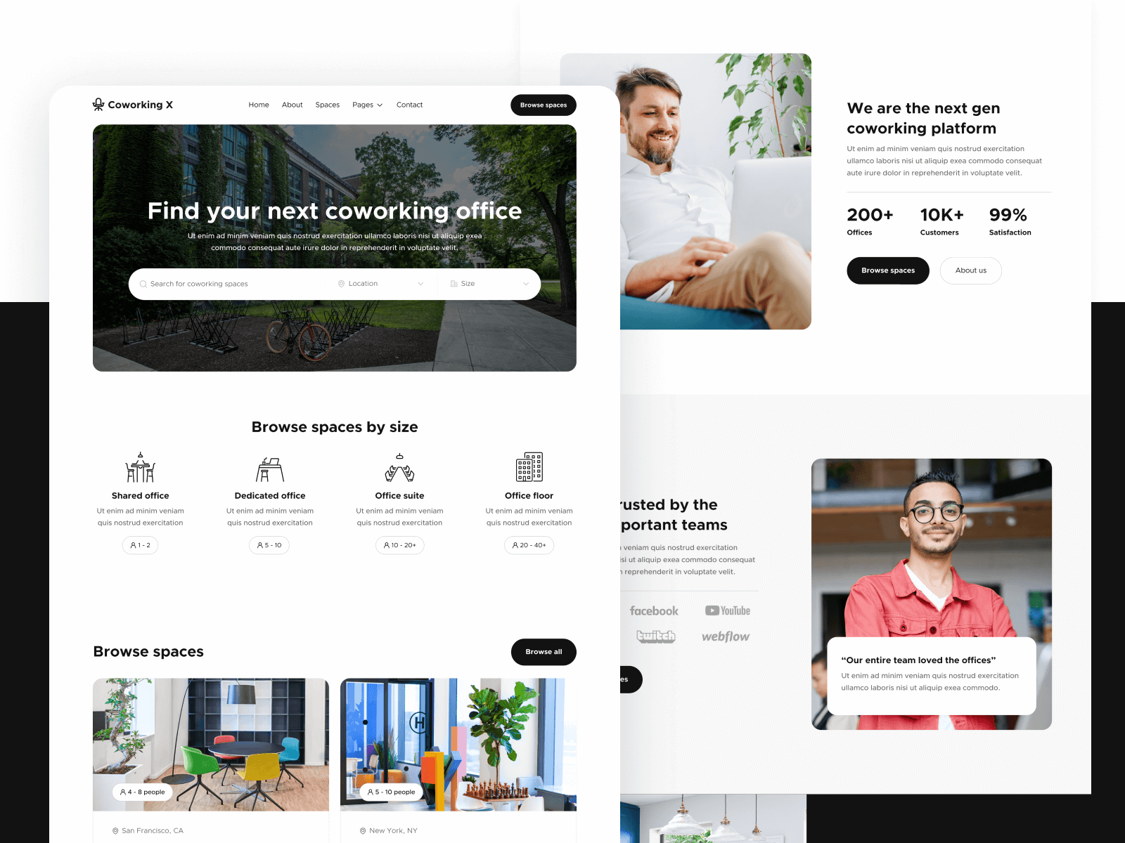 Office Rental Webflow Template