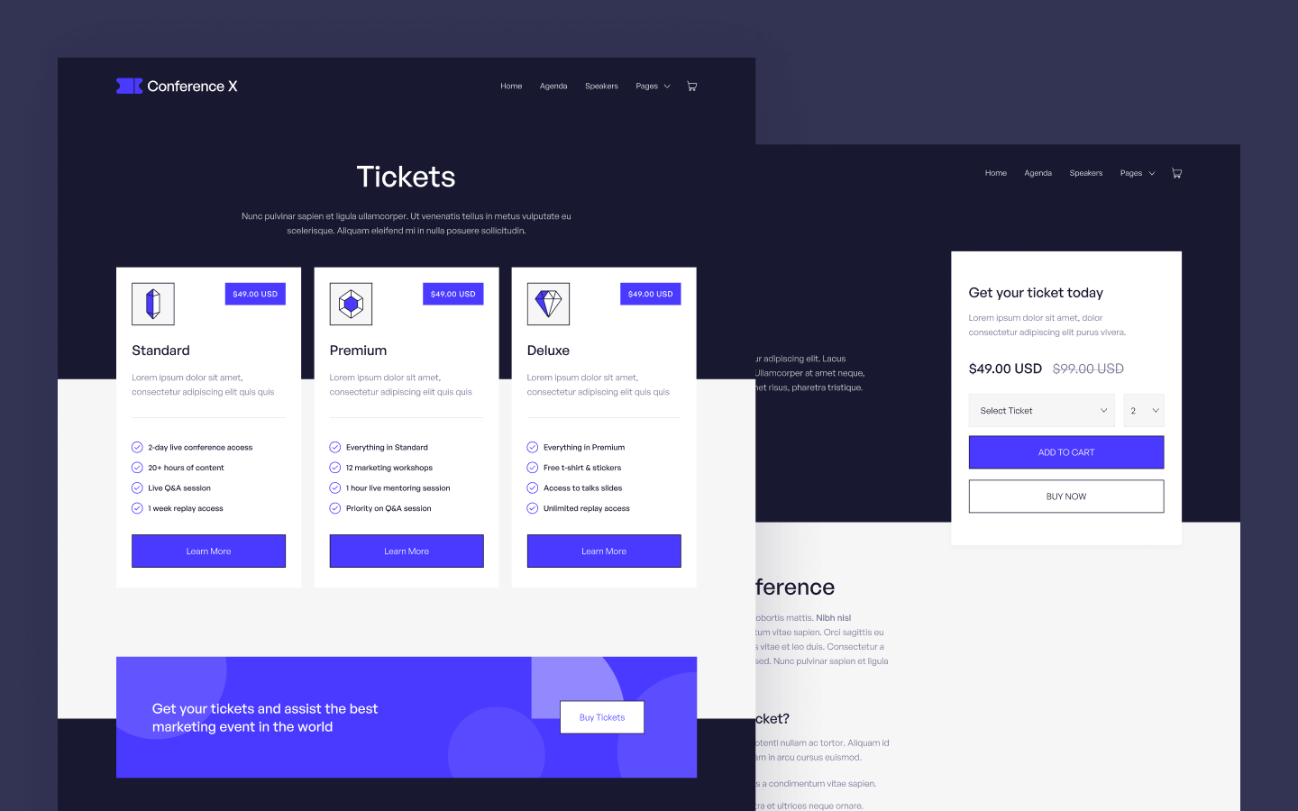 Conference X Webflow Template