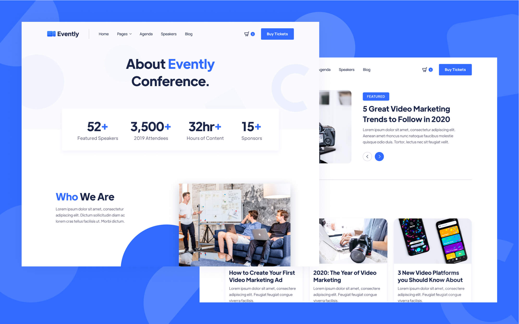 Evently Webflow Template