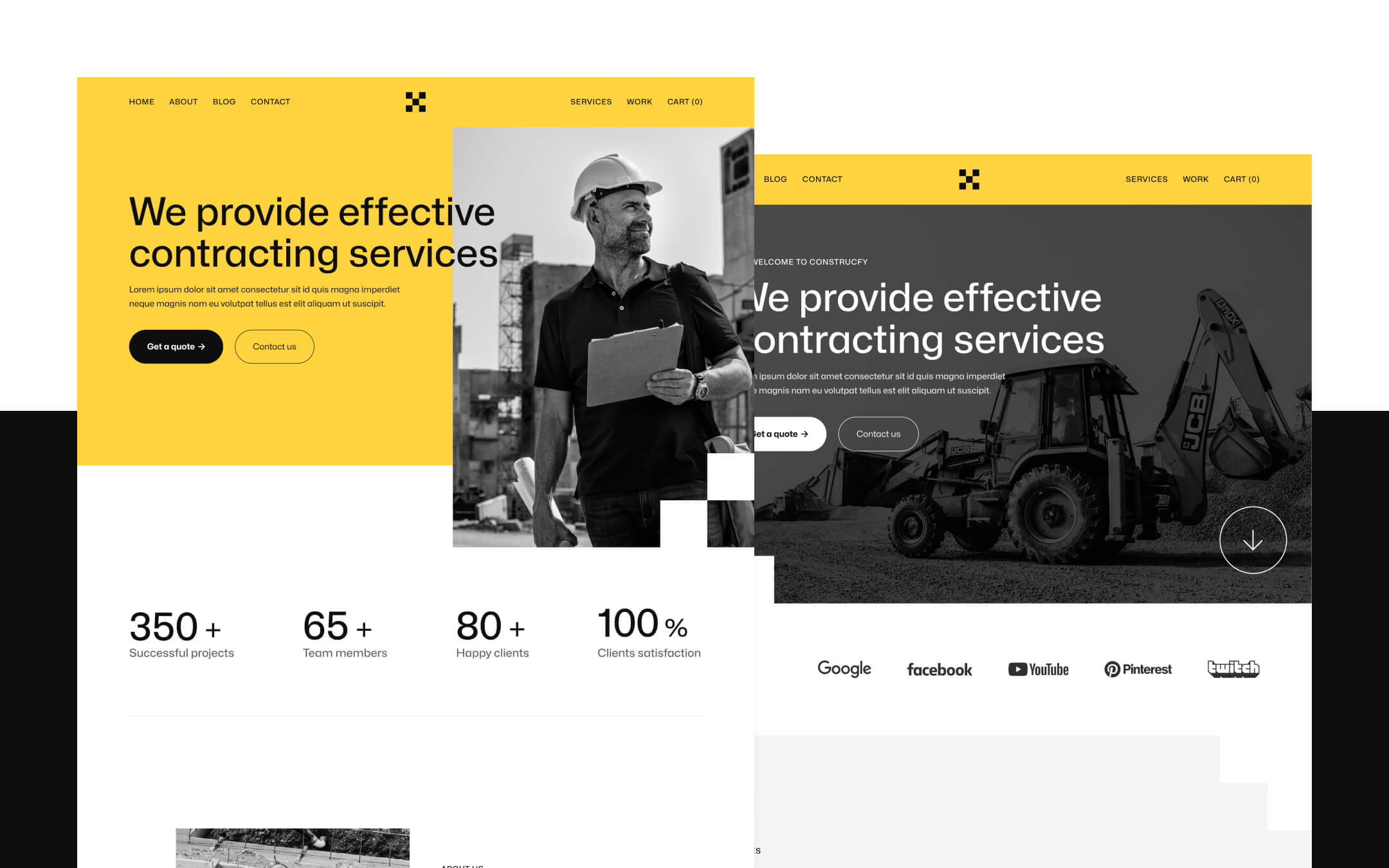 Construction & Contractors Webflow Template