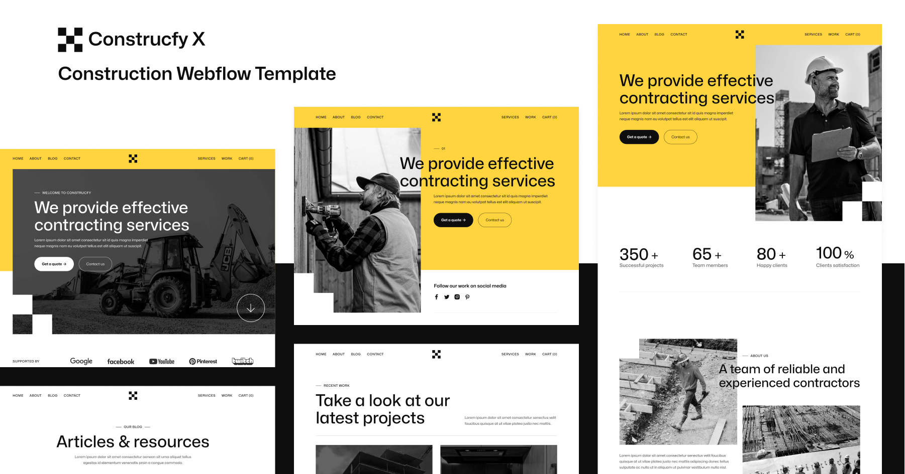Construction Webflow Template