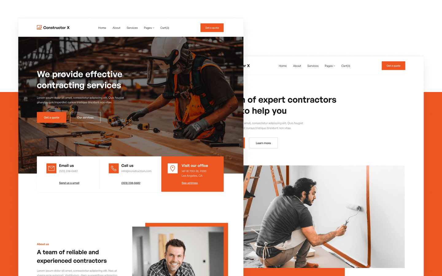 Construction Webflow Template