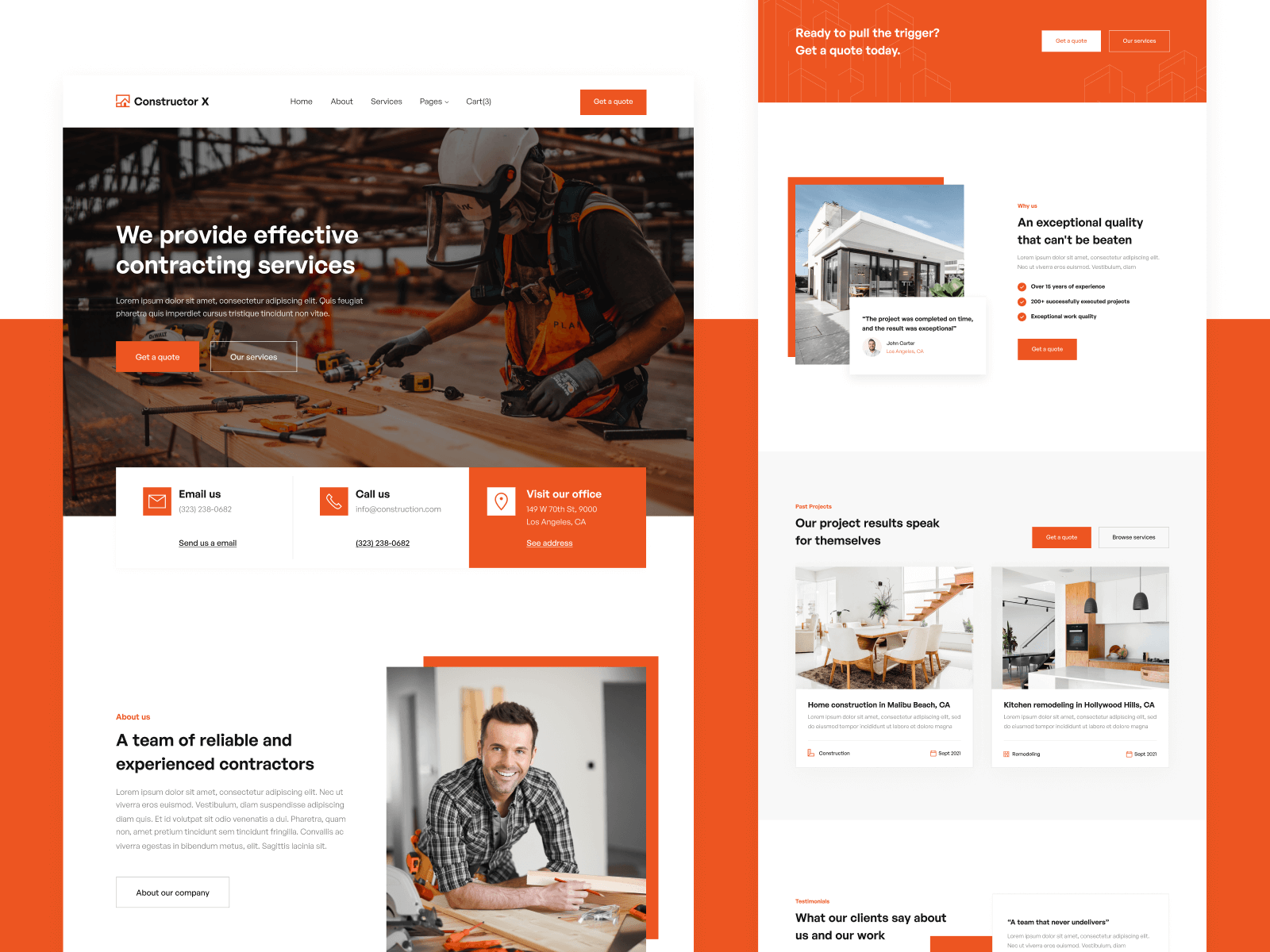Construction Webflow Template