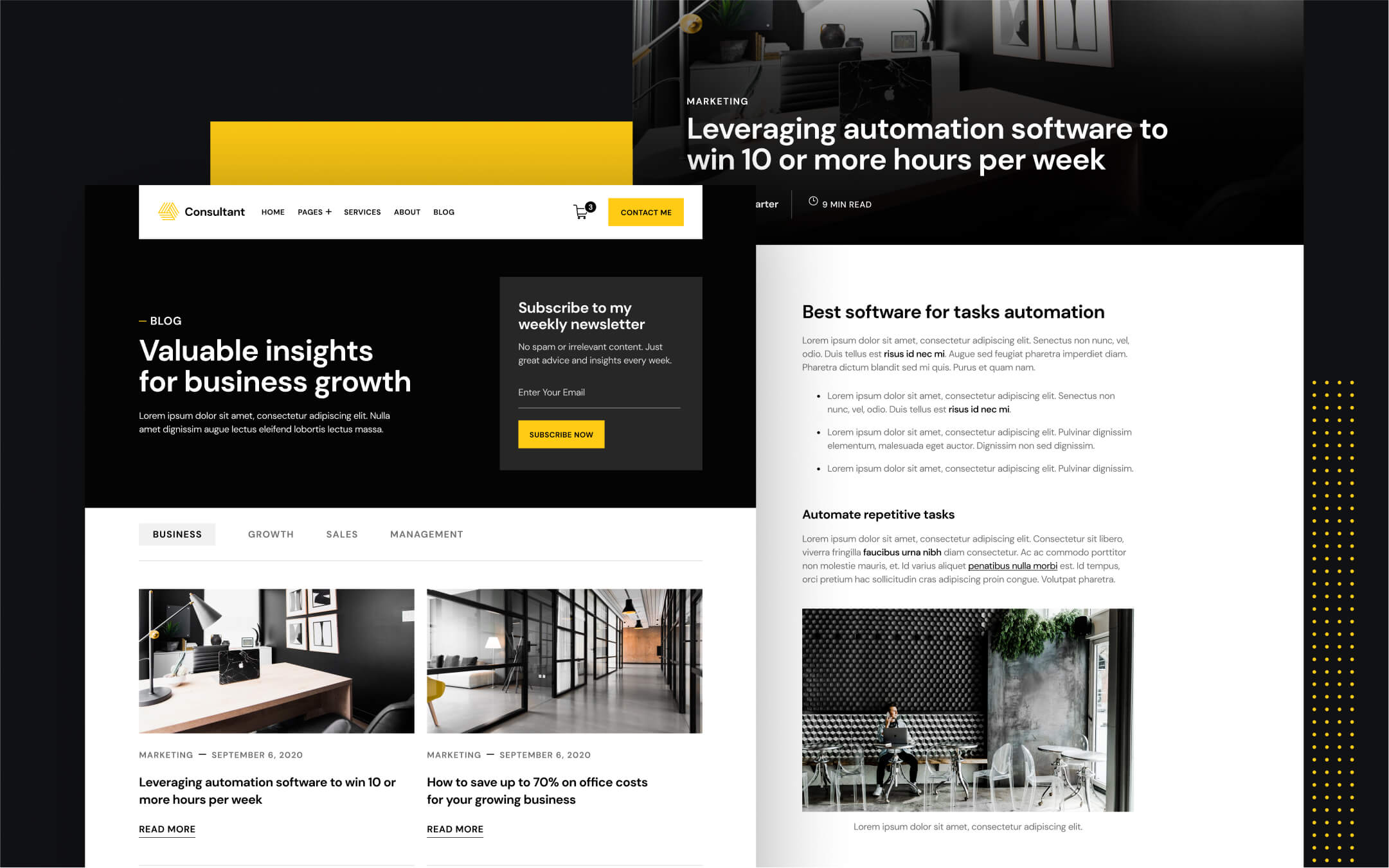 Consultant Webflow Template