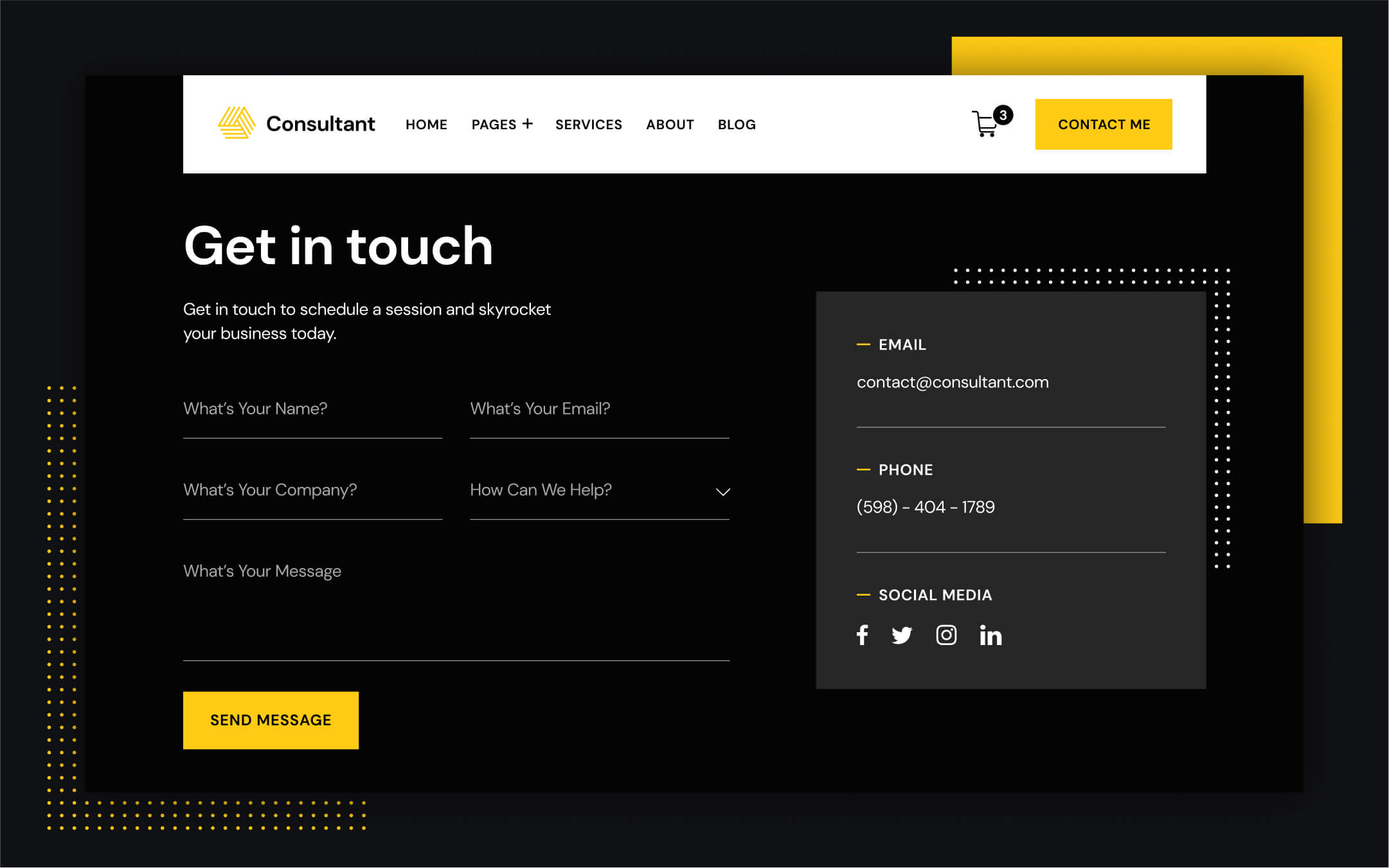 Consultant Webflow Template