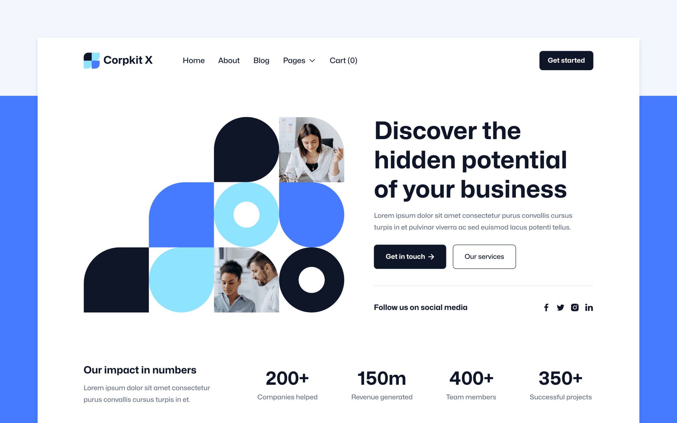 Consulting Company Webflow Template