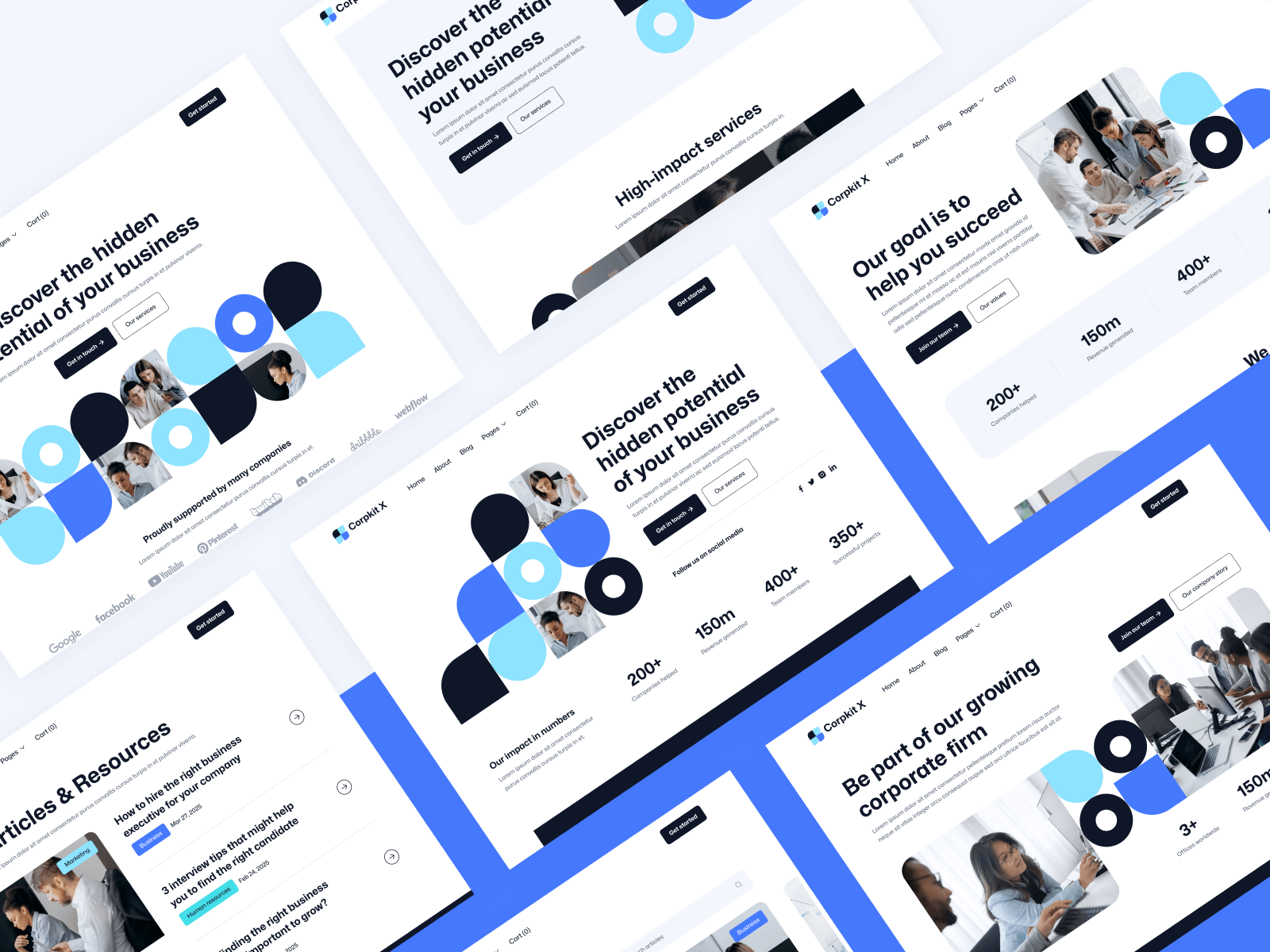 Business Consultant Webflow Template