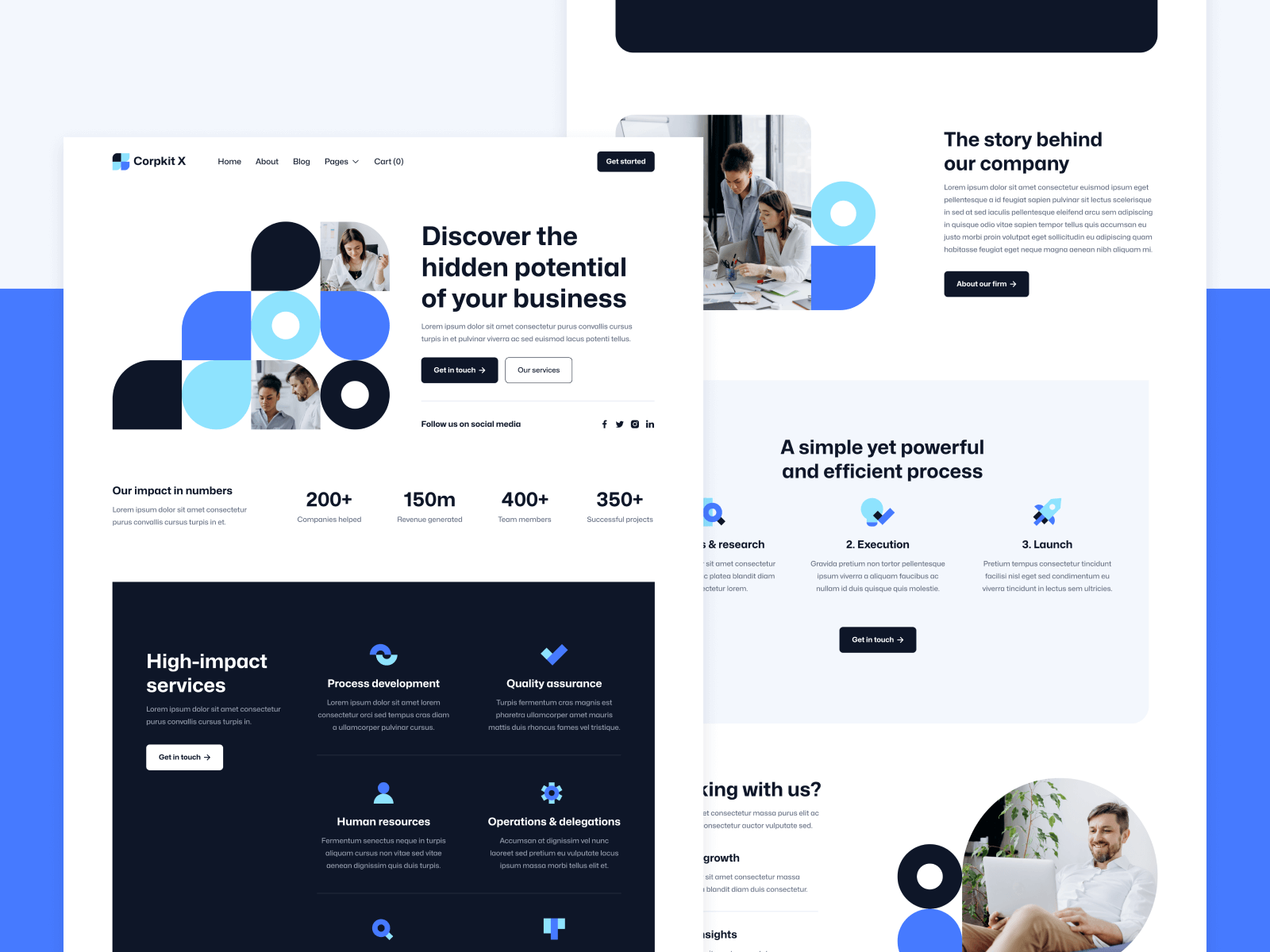 Consulting Company Webflow Template