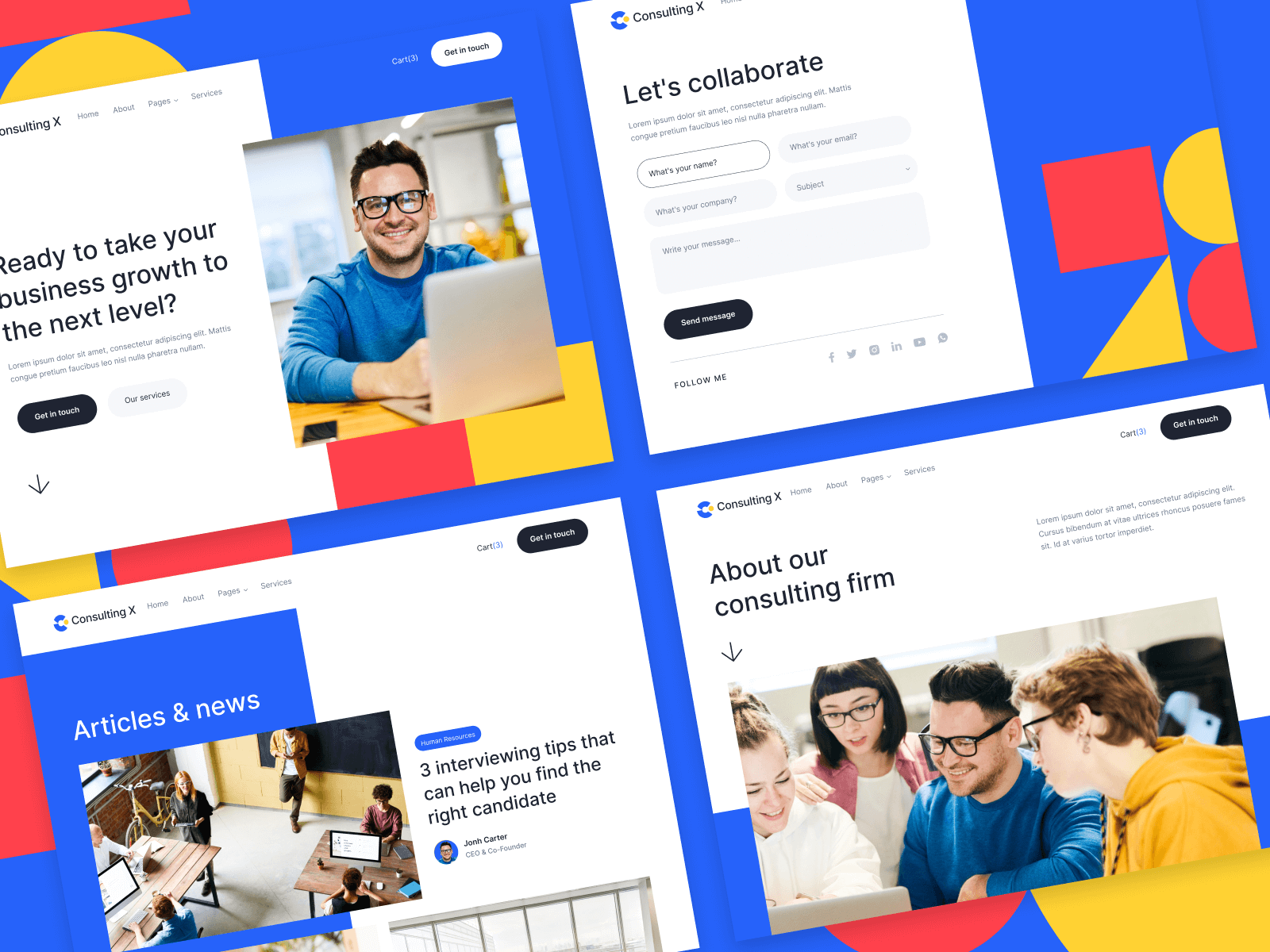Business Consulting Webflow Template