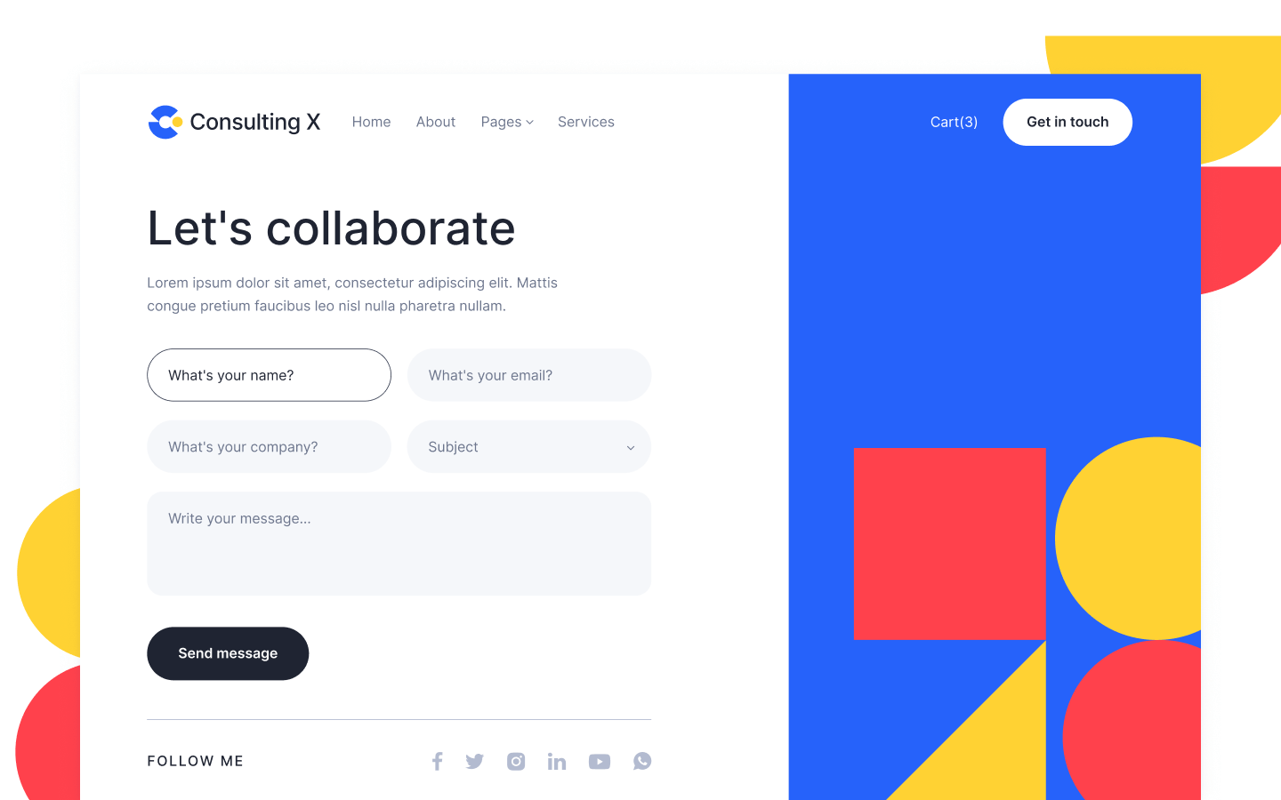 Consulting X Webflow Template