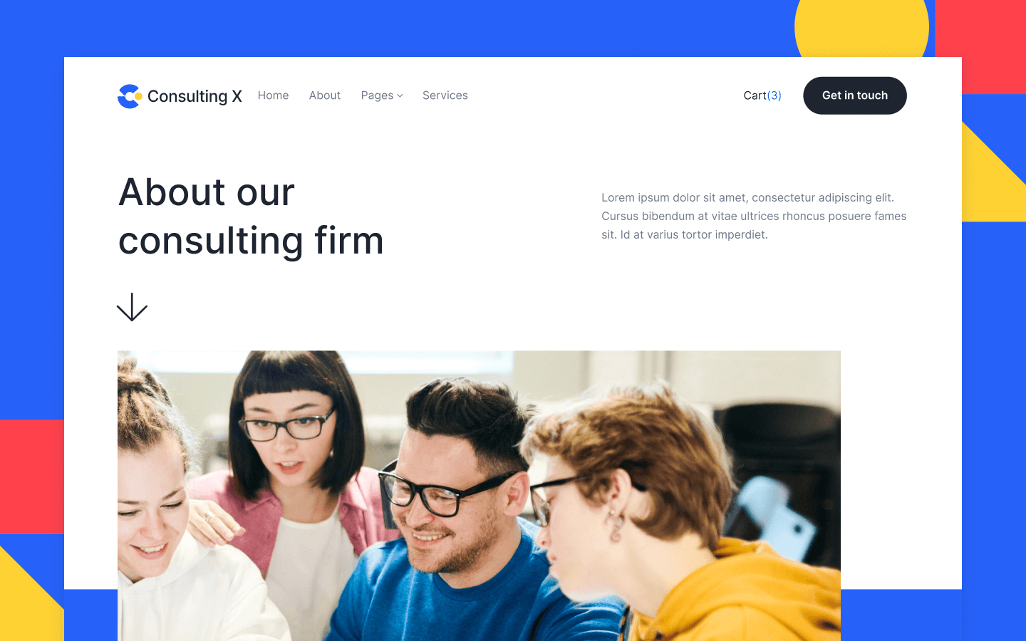 Consulting X Webflow Template