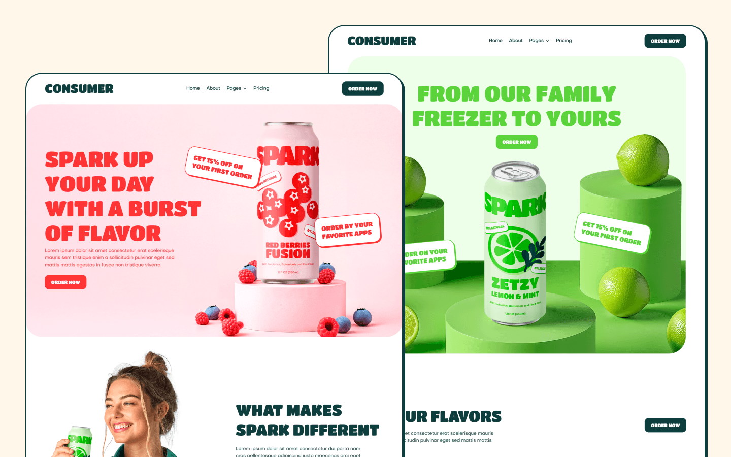 Consumer Webflow Template