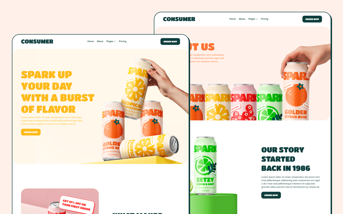 Consumer Webflow Template