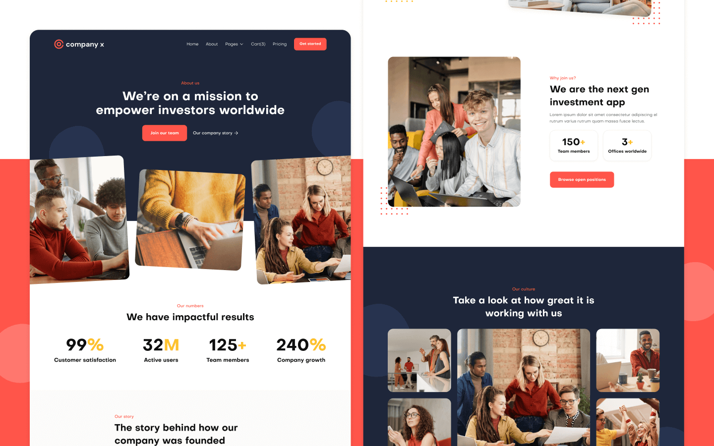 Company X Webflow Template