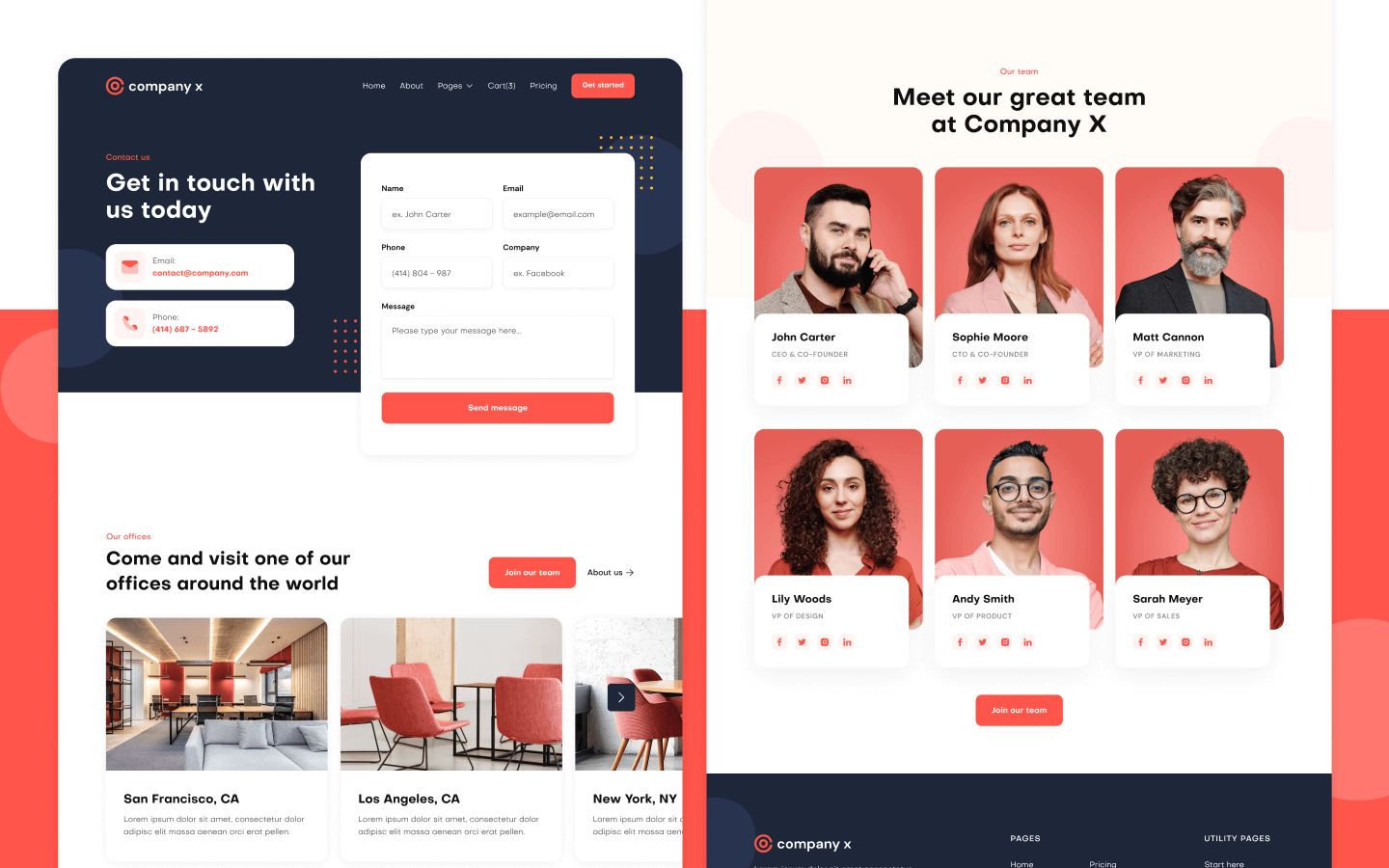 Company X Webflow Template