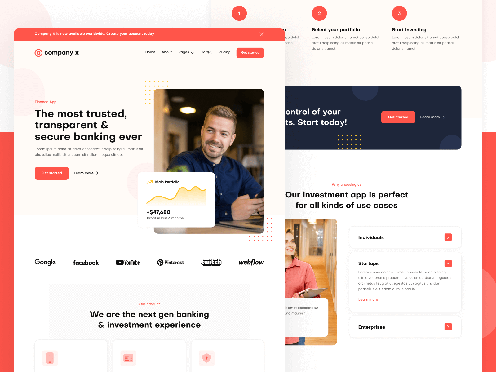 Corporate Startup Webflow Template
