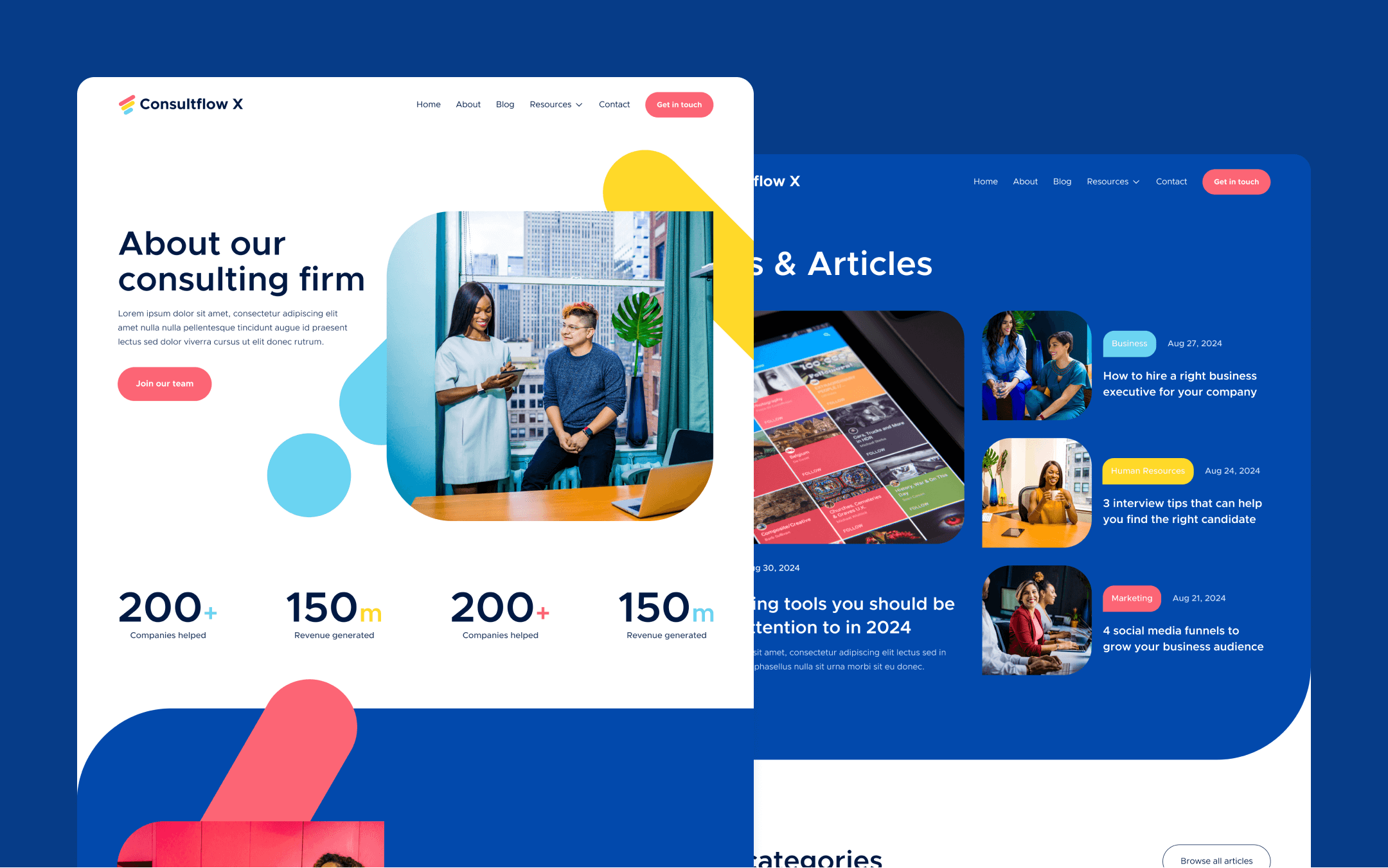 Consultflow X Webflow Template