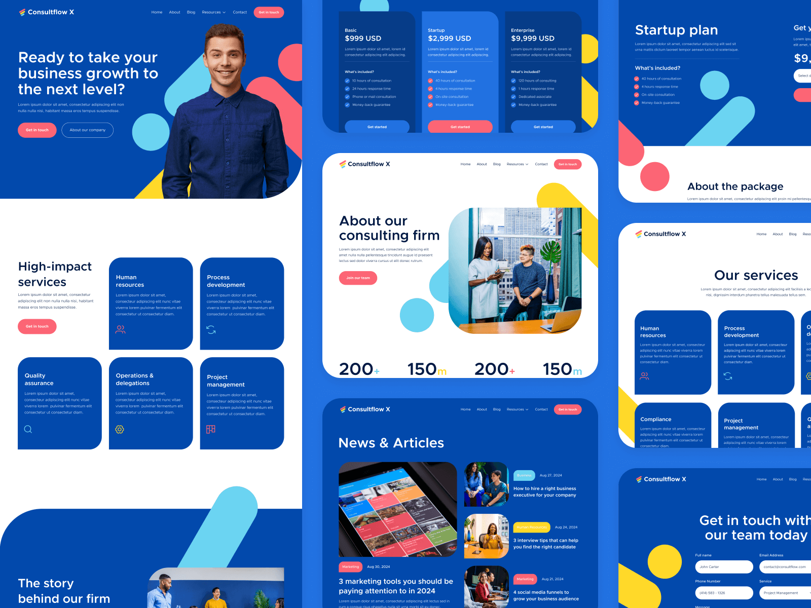 Clean Consulting Webflow Theme
