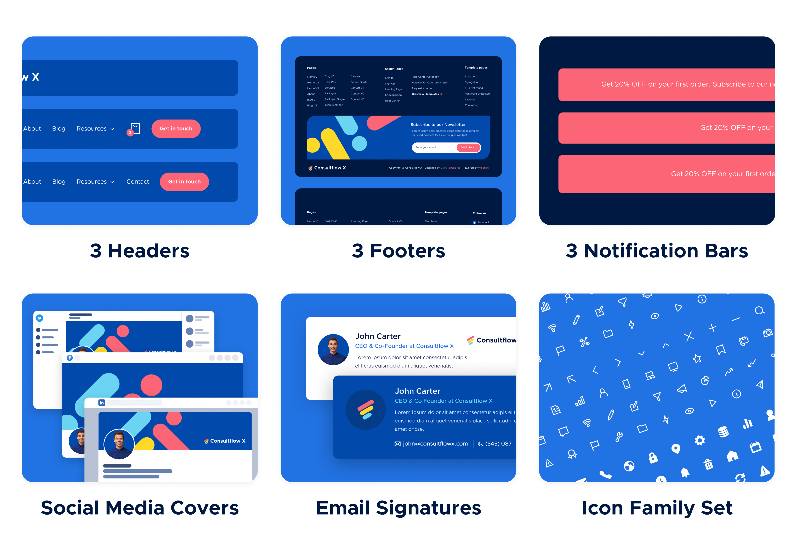 Consultflow X Consulting Firm Webflow Template Benefits
